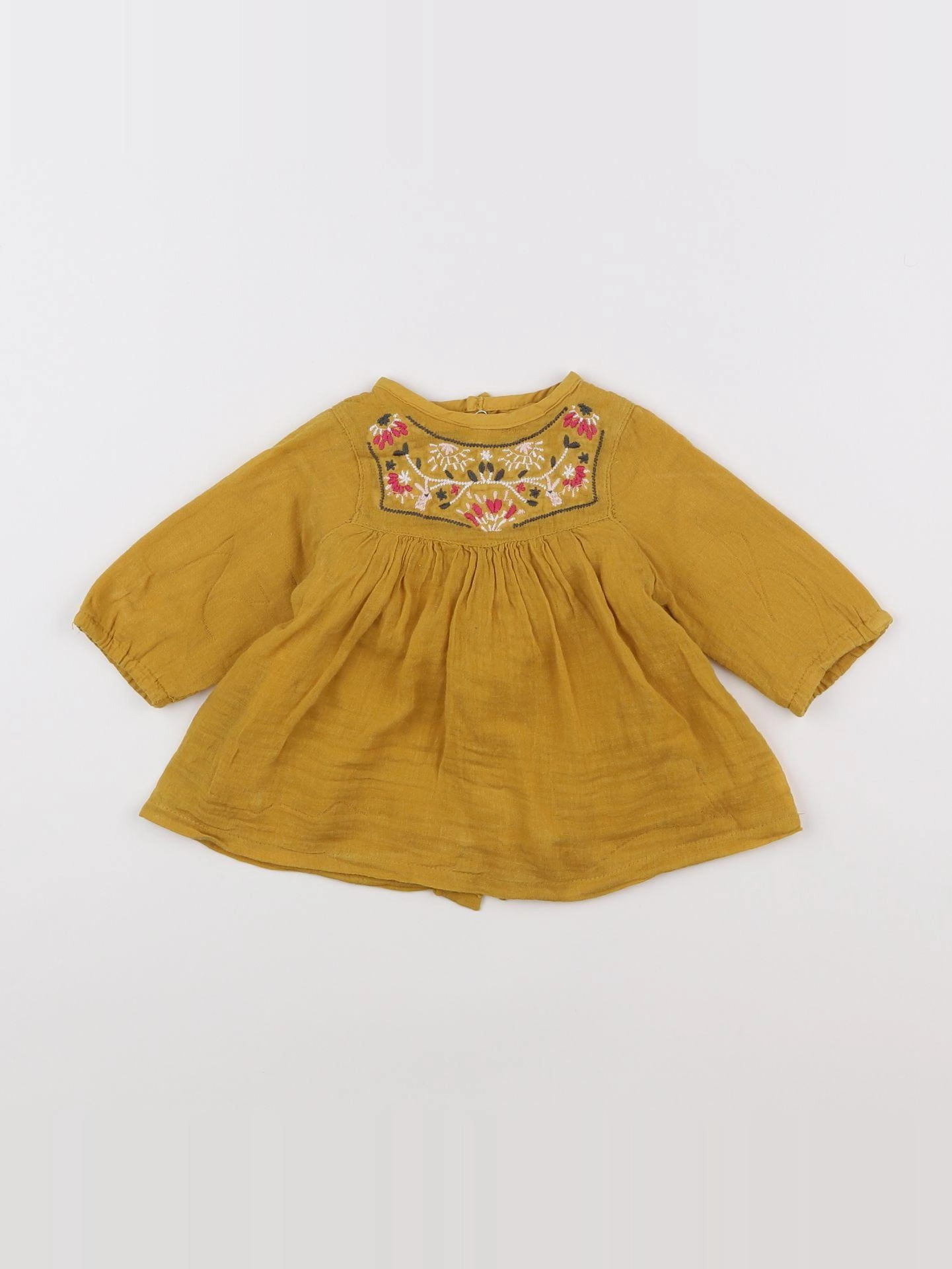Vertbaudet - robe jaune - 3 mois
