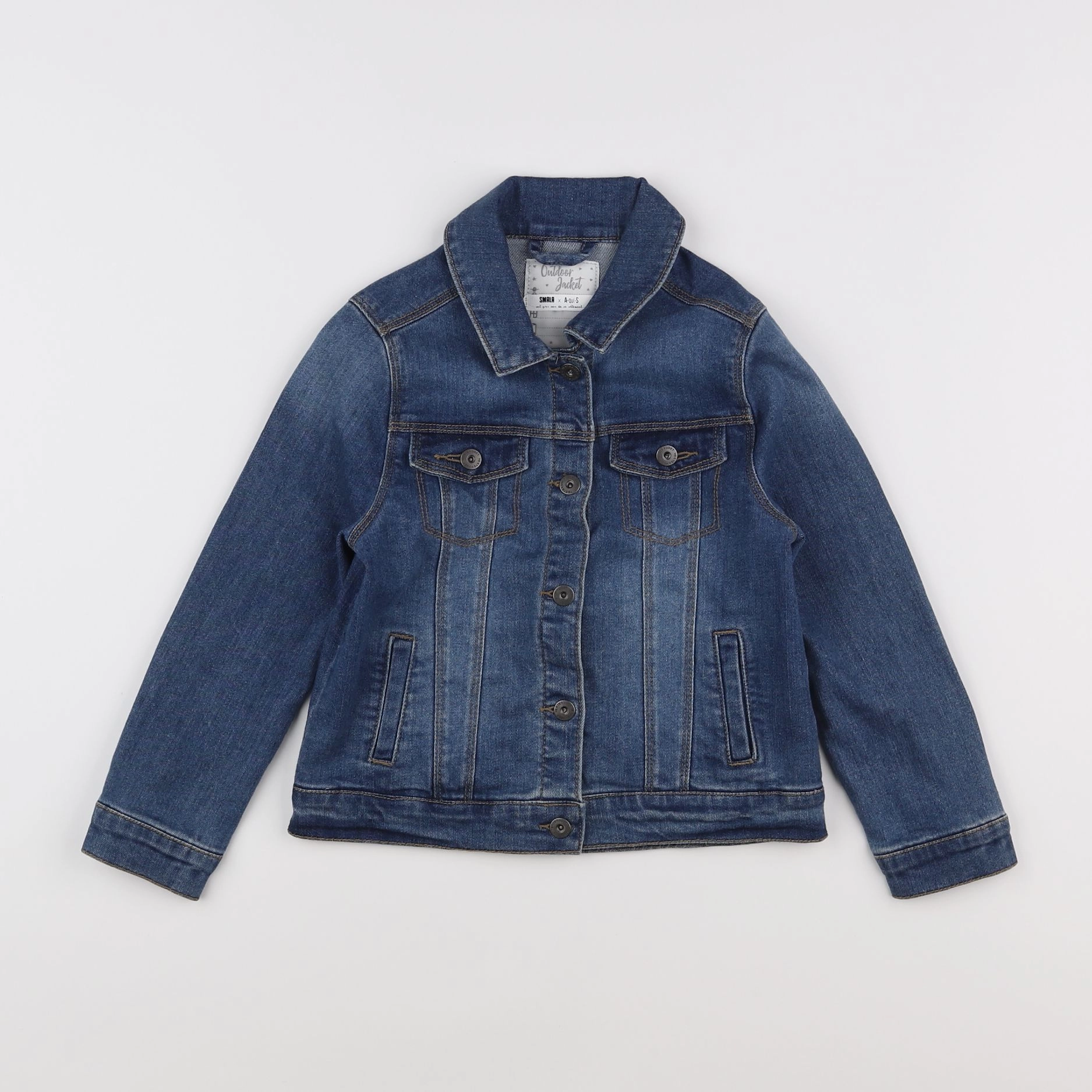 Vertbaudet - veste bleu - 6 ans