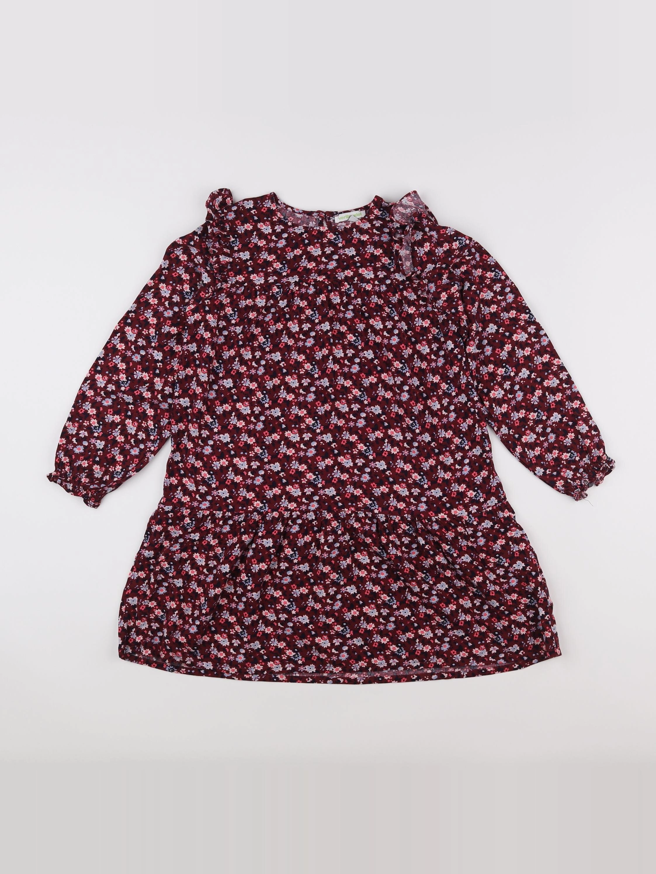 Vertbaudet - robe multicolore - 8 ans