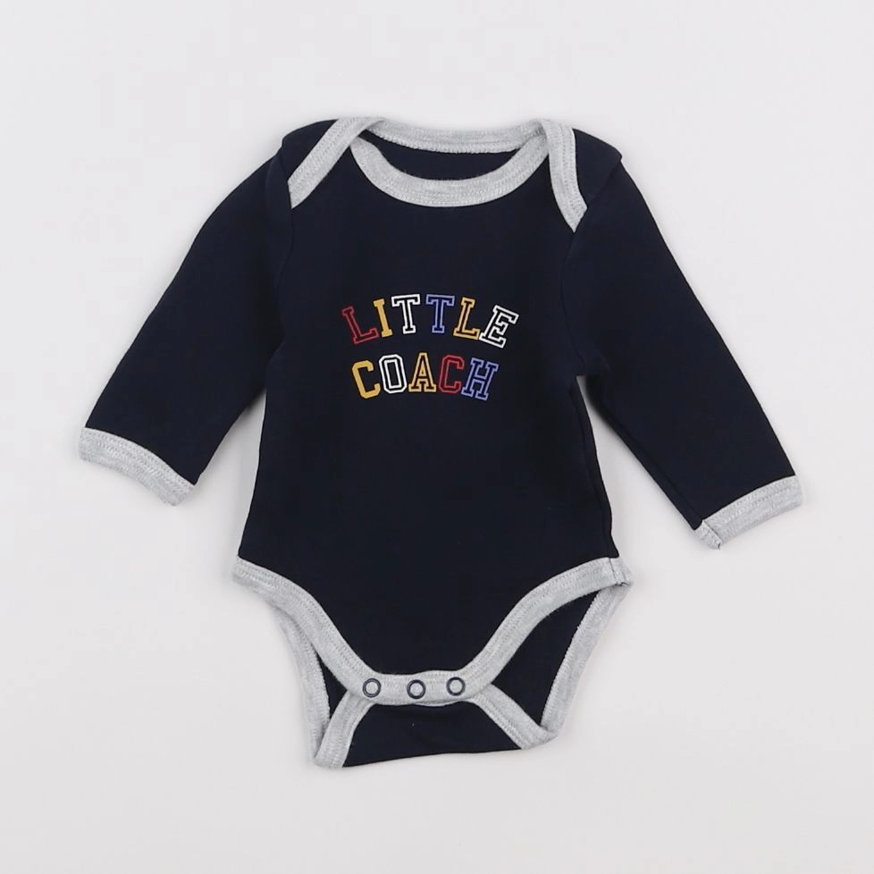 Vertbaudet - body bleu - 1 mois