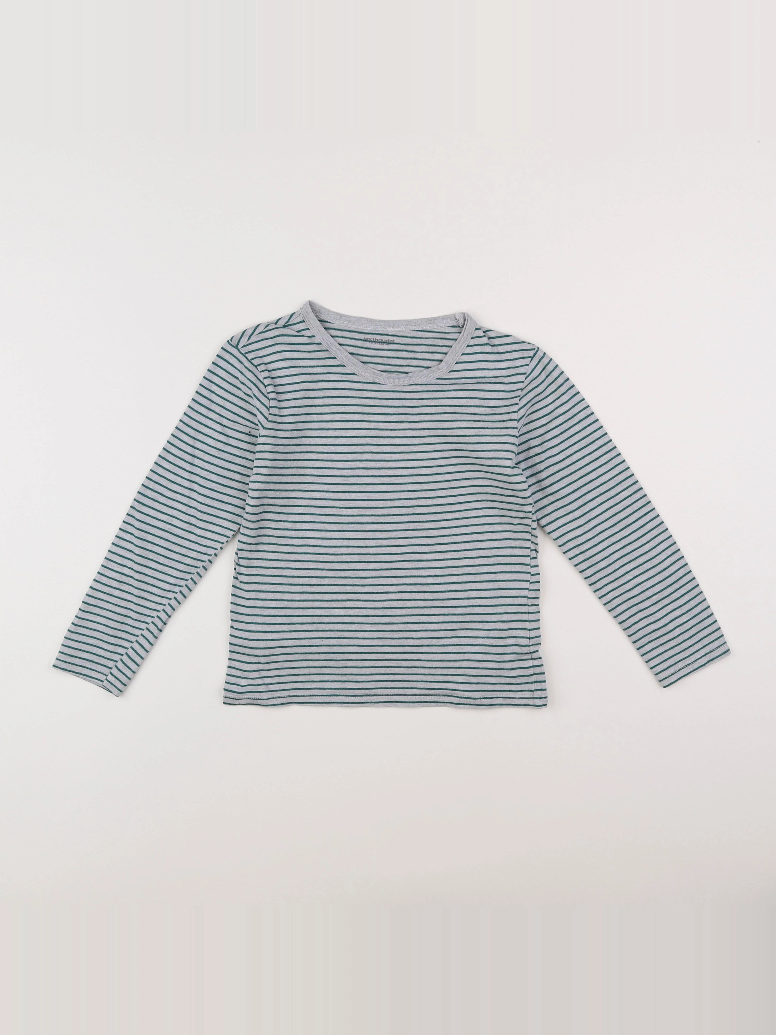 Vertbaudet - maillot de corps gris - 8 ans