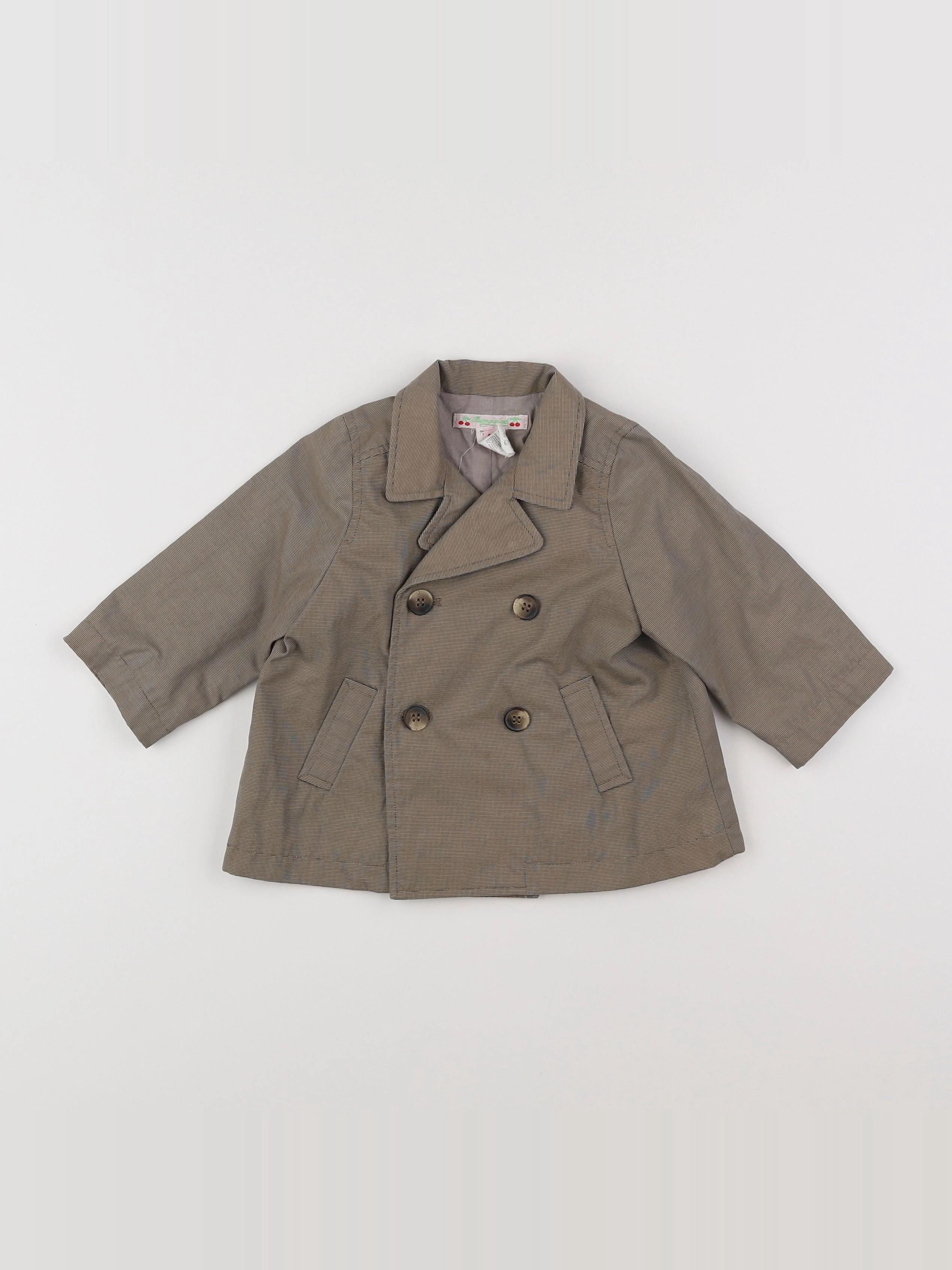 Bonpoint - veste marron - 12 mois