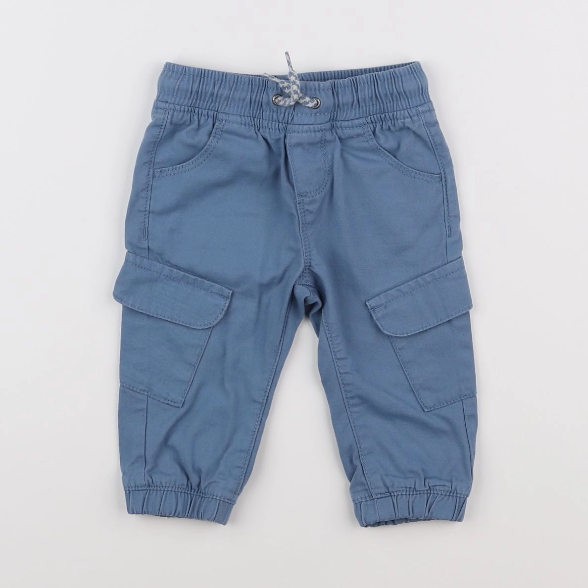 Vertbaudet - pantalon bleu - 9 mois