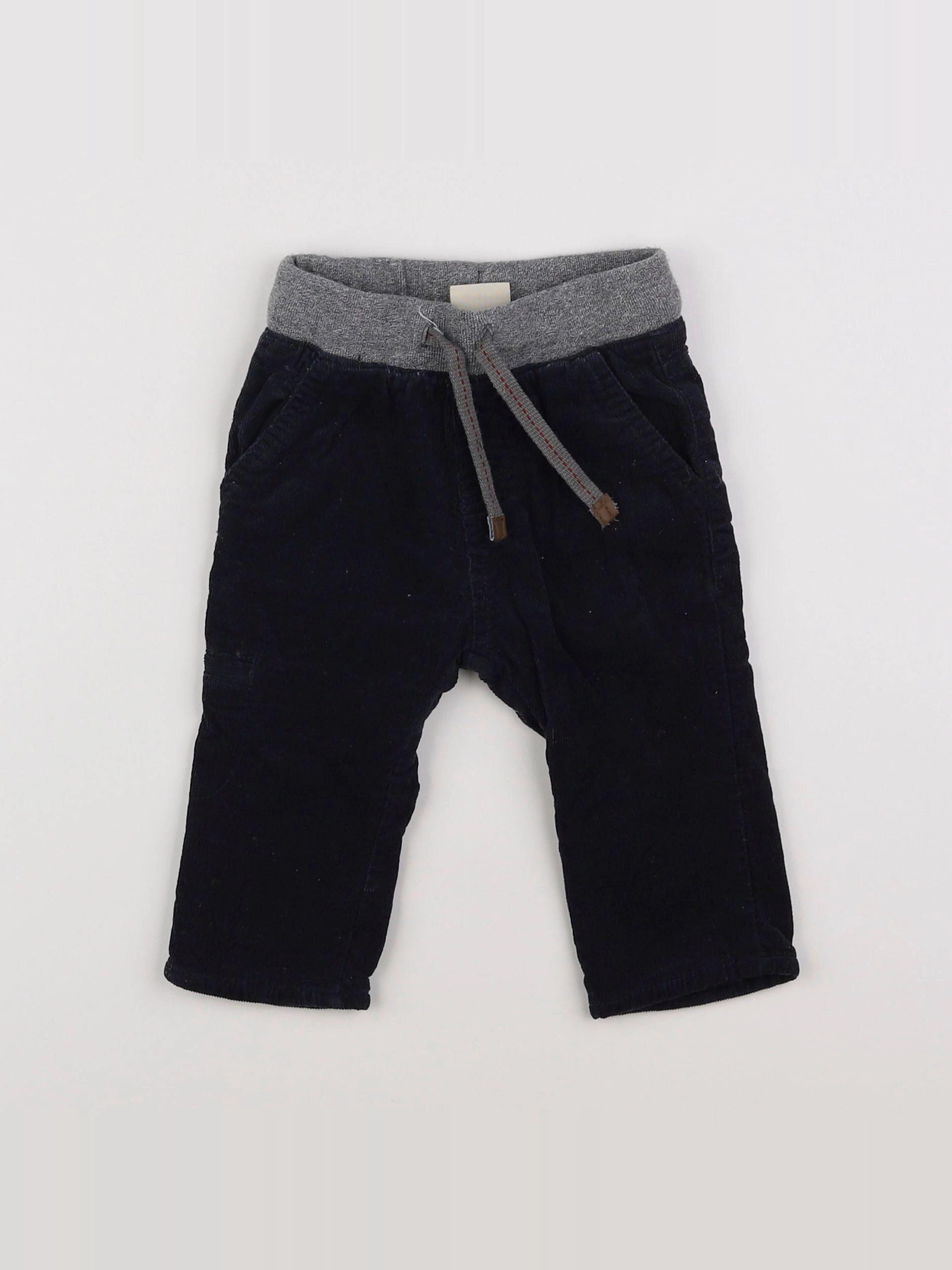 Zara - pantalon bleu - 3/6 mois
