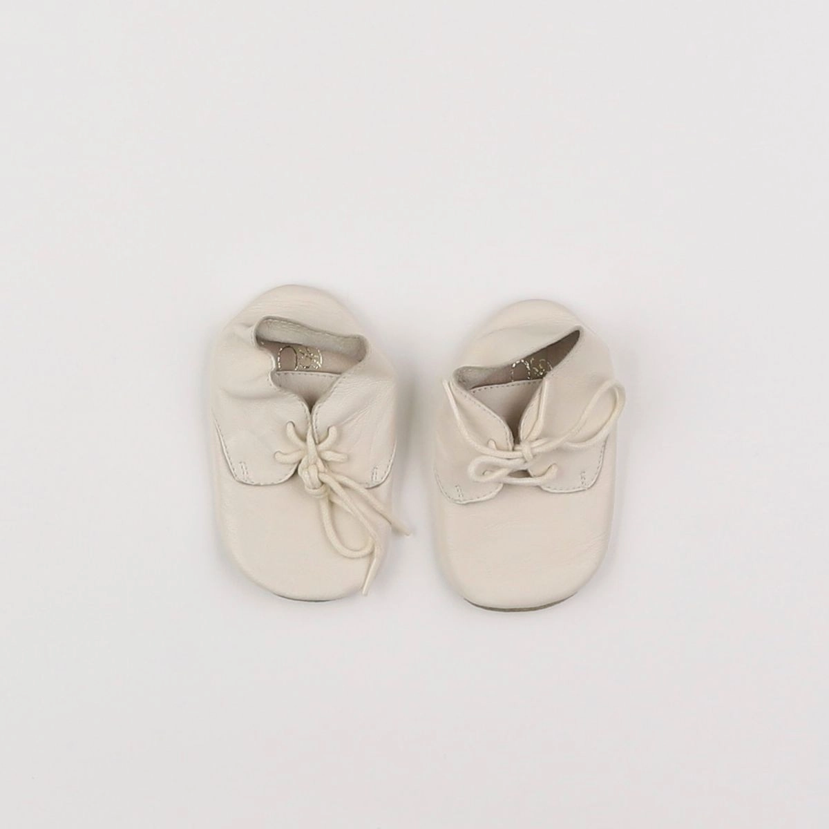 Bonpoint - chaussons beige - pointure 18
