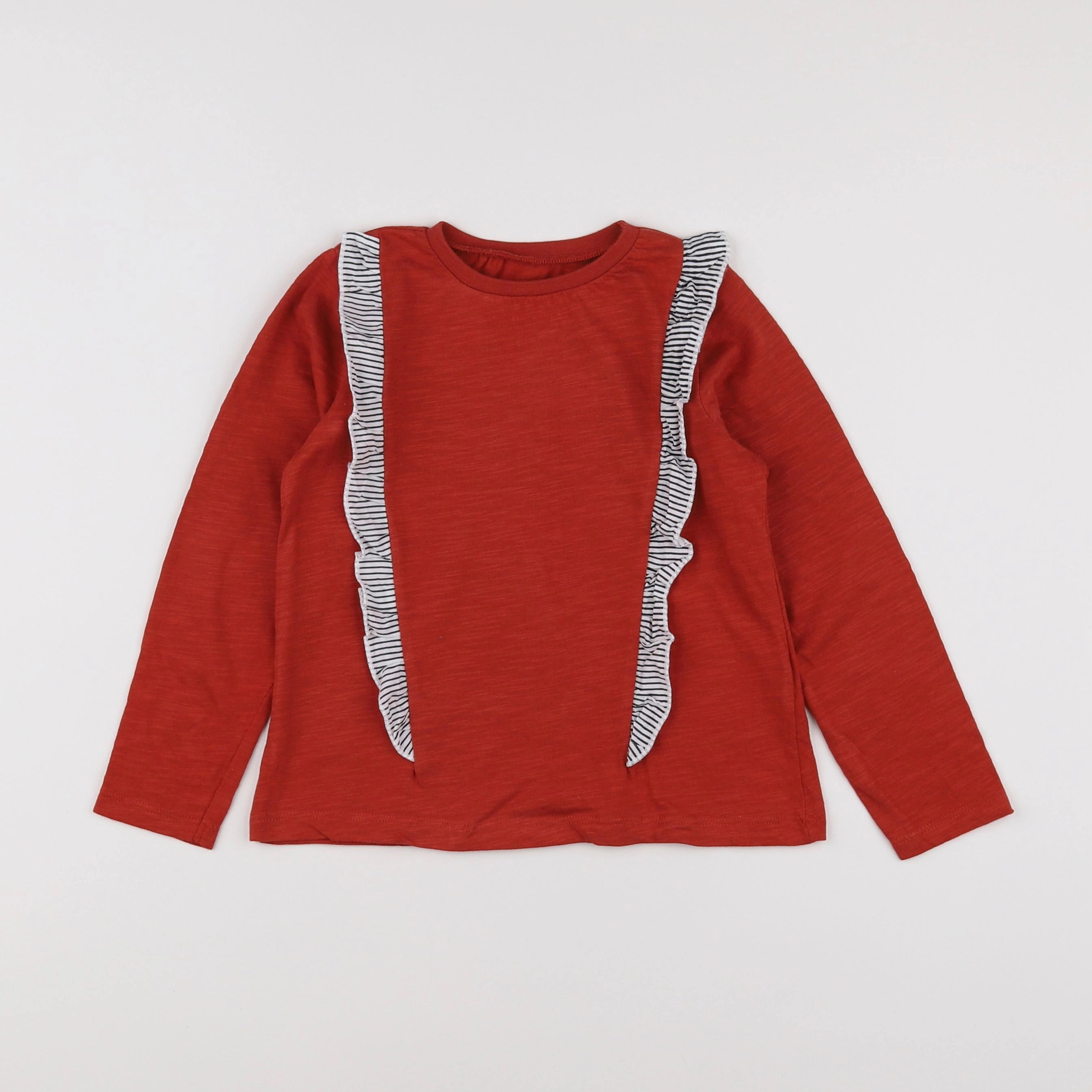 Vertbaudet - tee-shirt marron - 6 ans