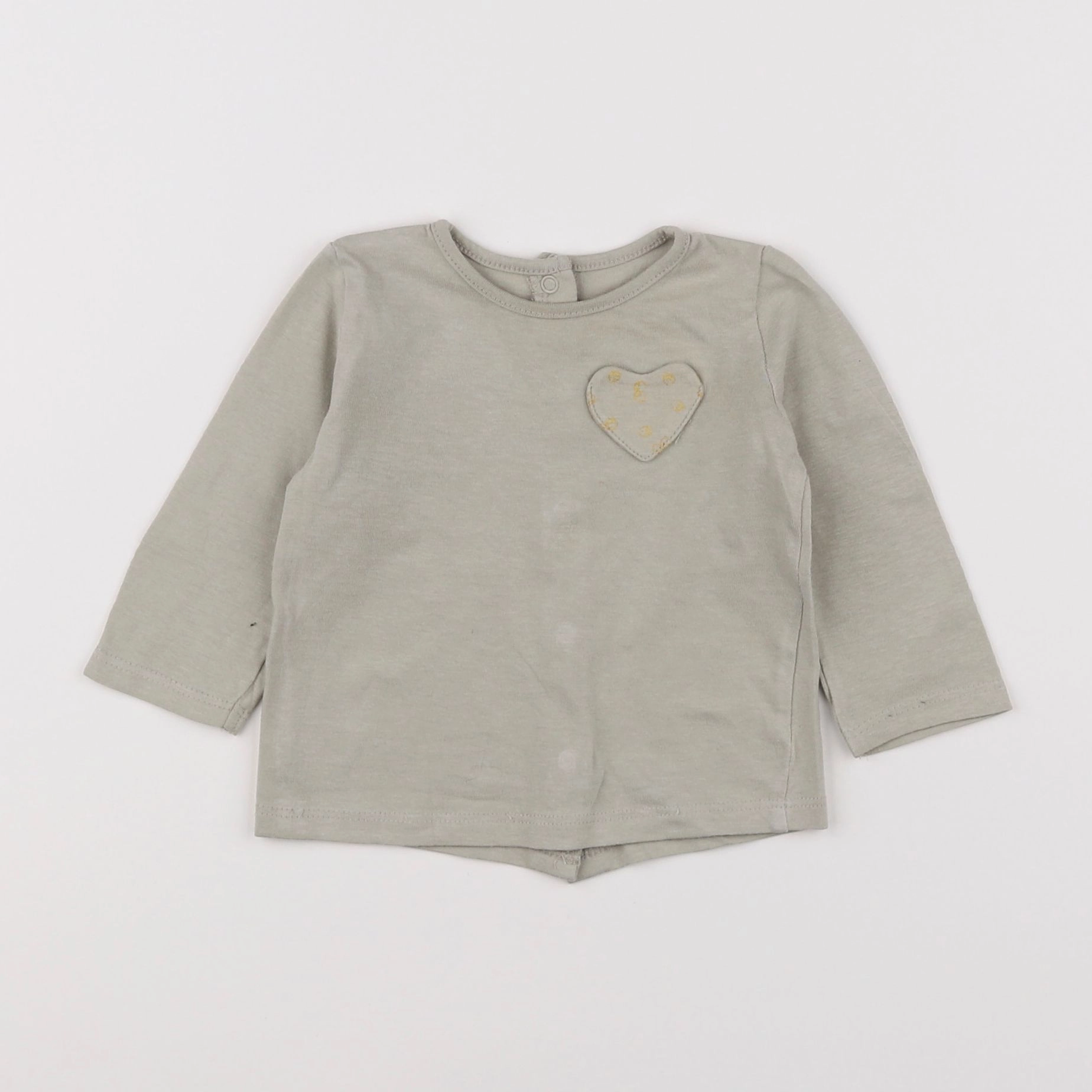 Vertbaudet - tee-shirt vert - 3 mois