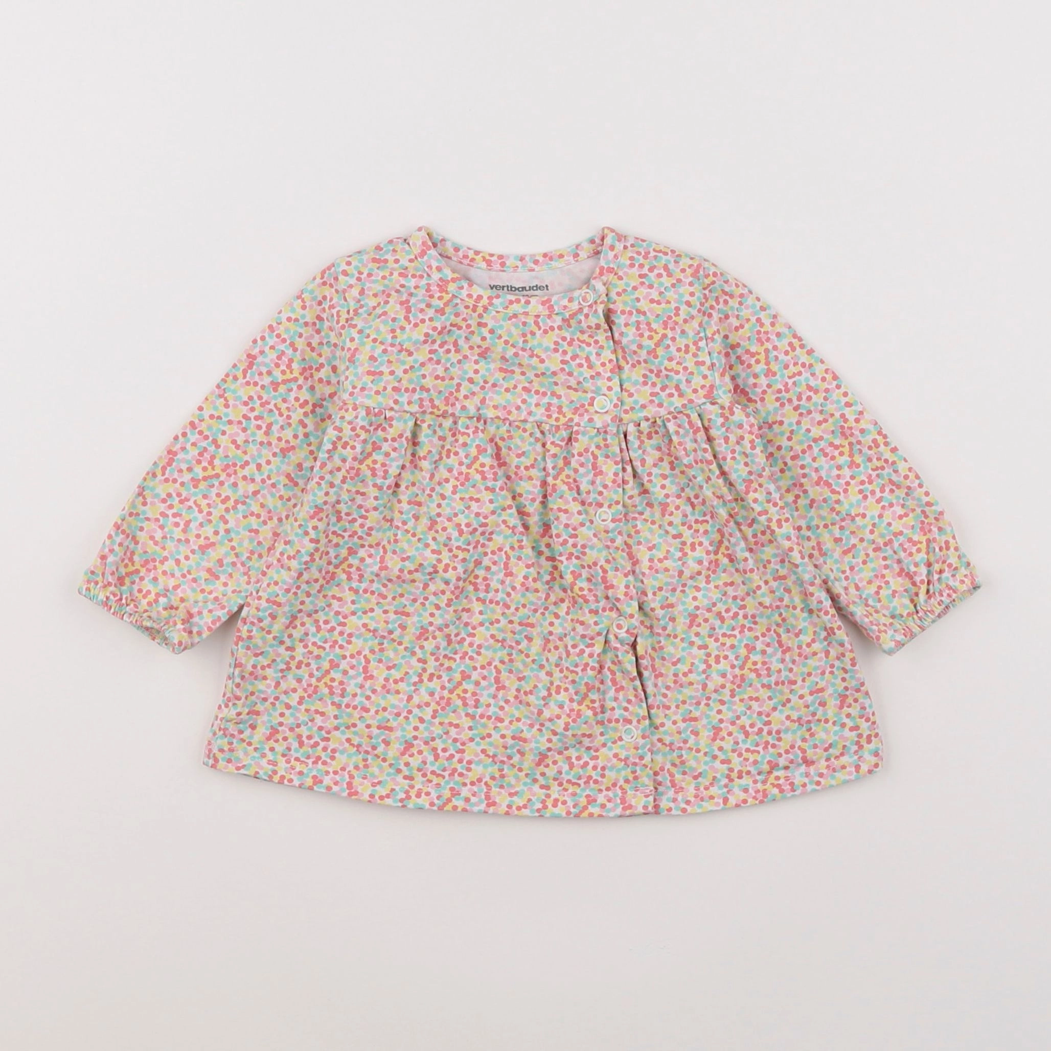 Vertbaudet - tee-shirt multicolore - 3 mois