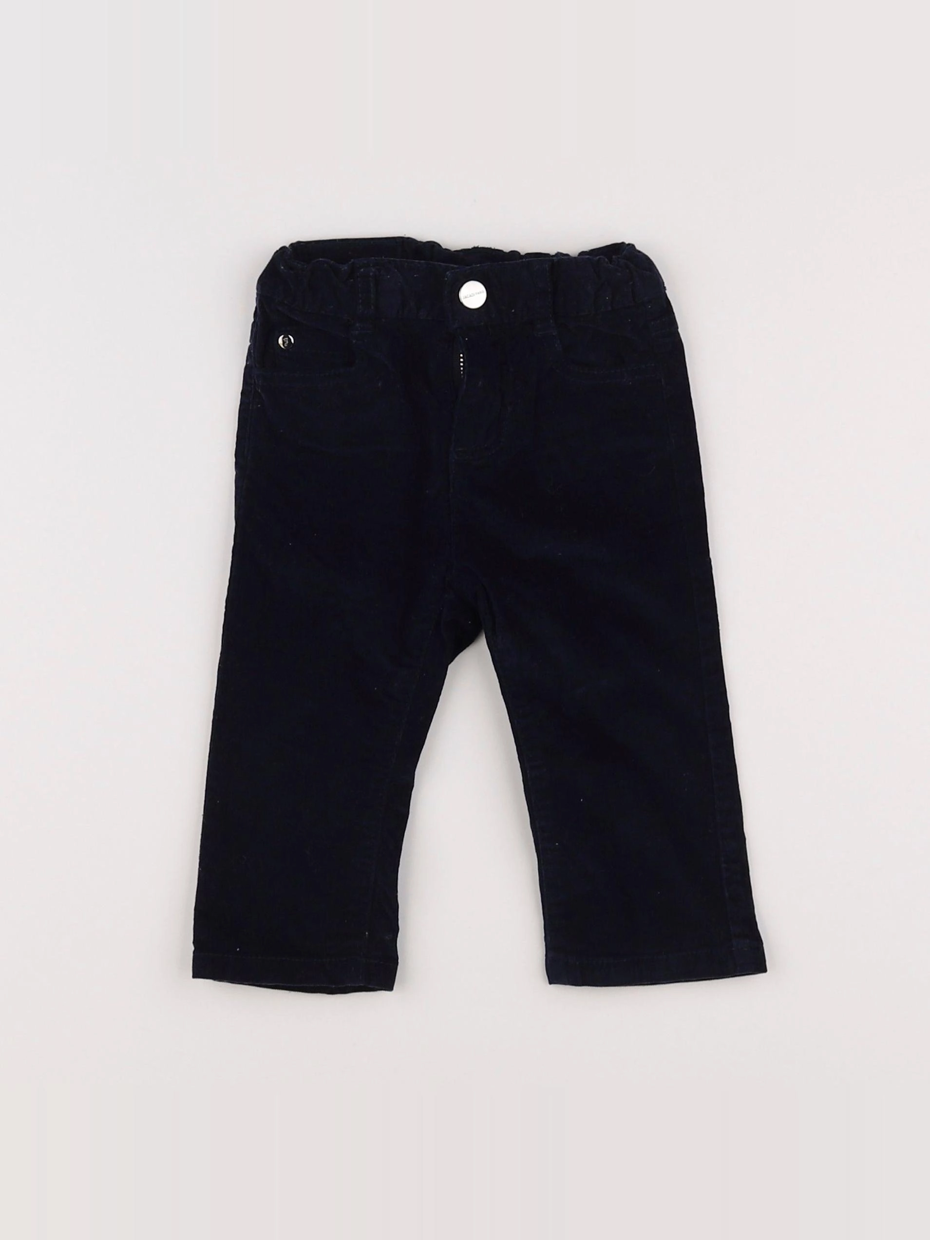 Jacadi - pantalon bleu - 12 mois