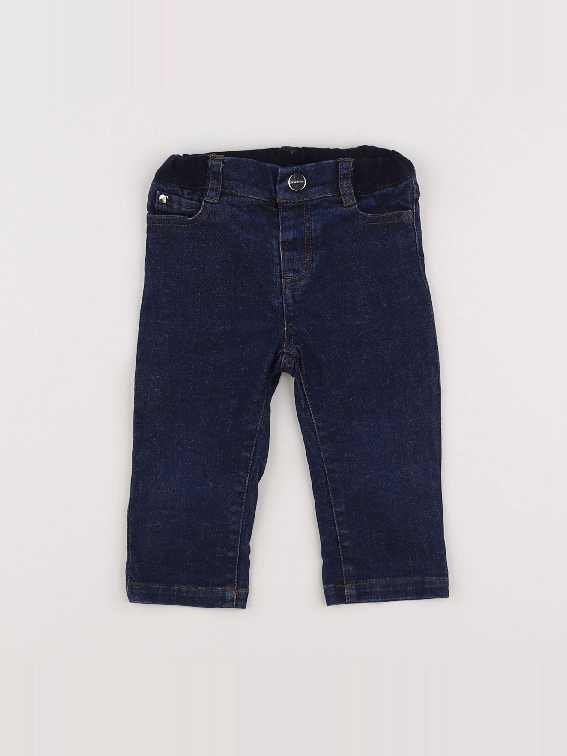 Jacadi - jean bleu - 12 mois