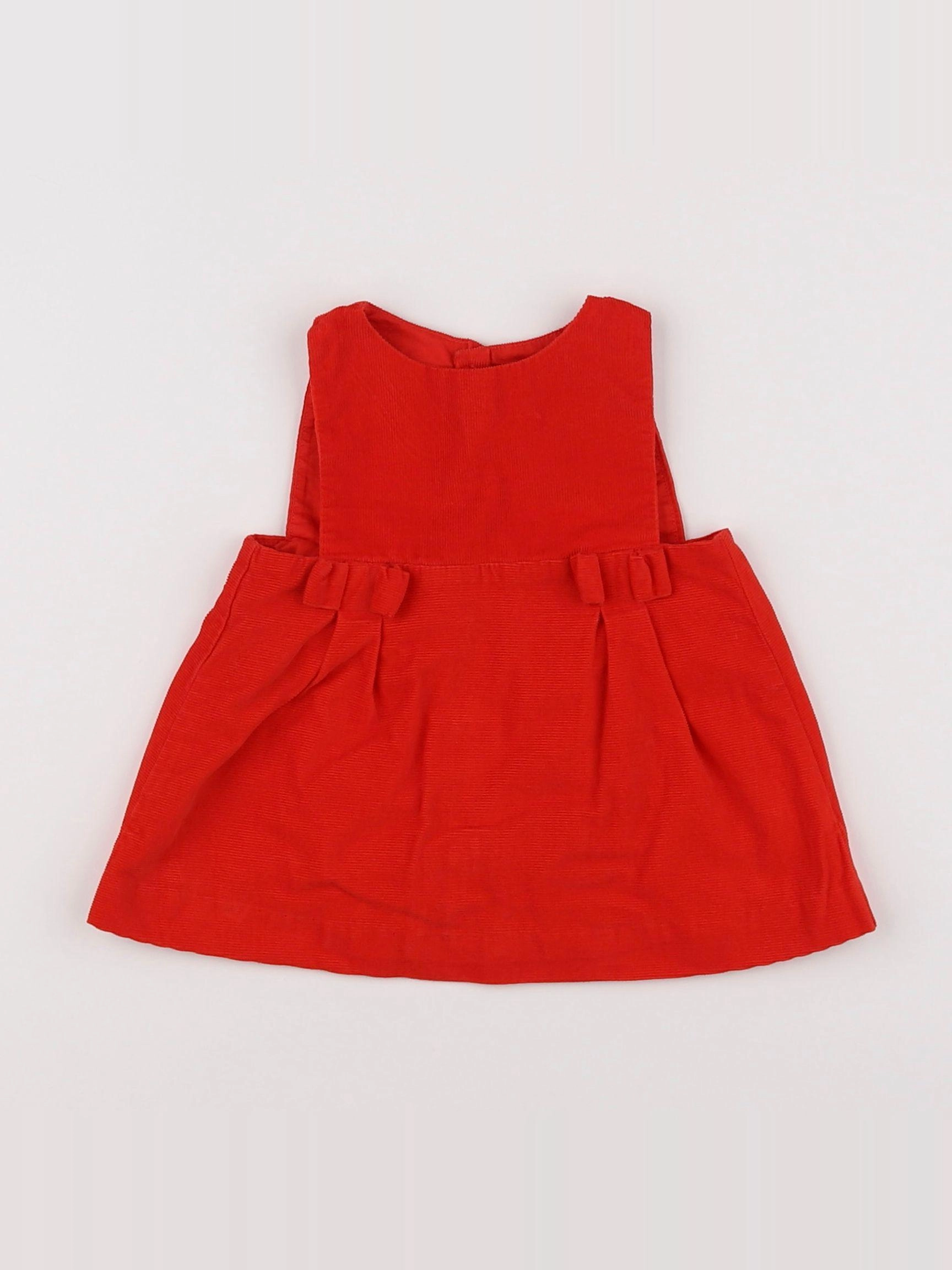 Jacadi - robe rouge - 3 mois