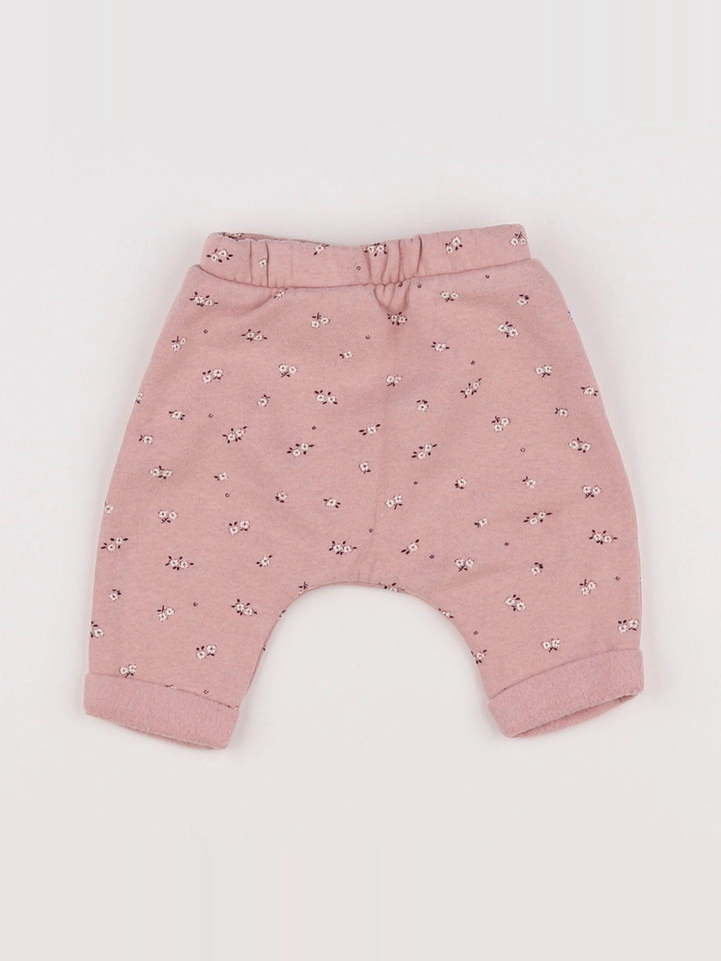 Vertbaudet - jogging rose - 1 mois