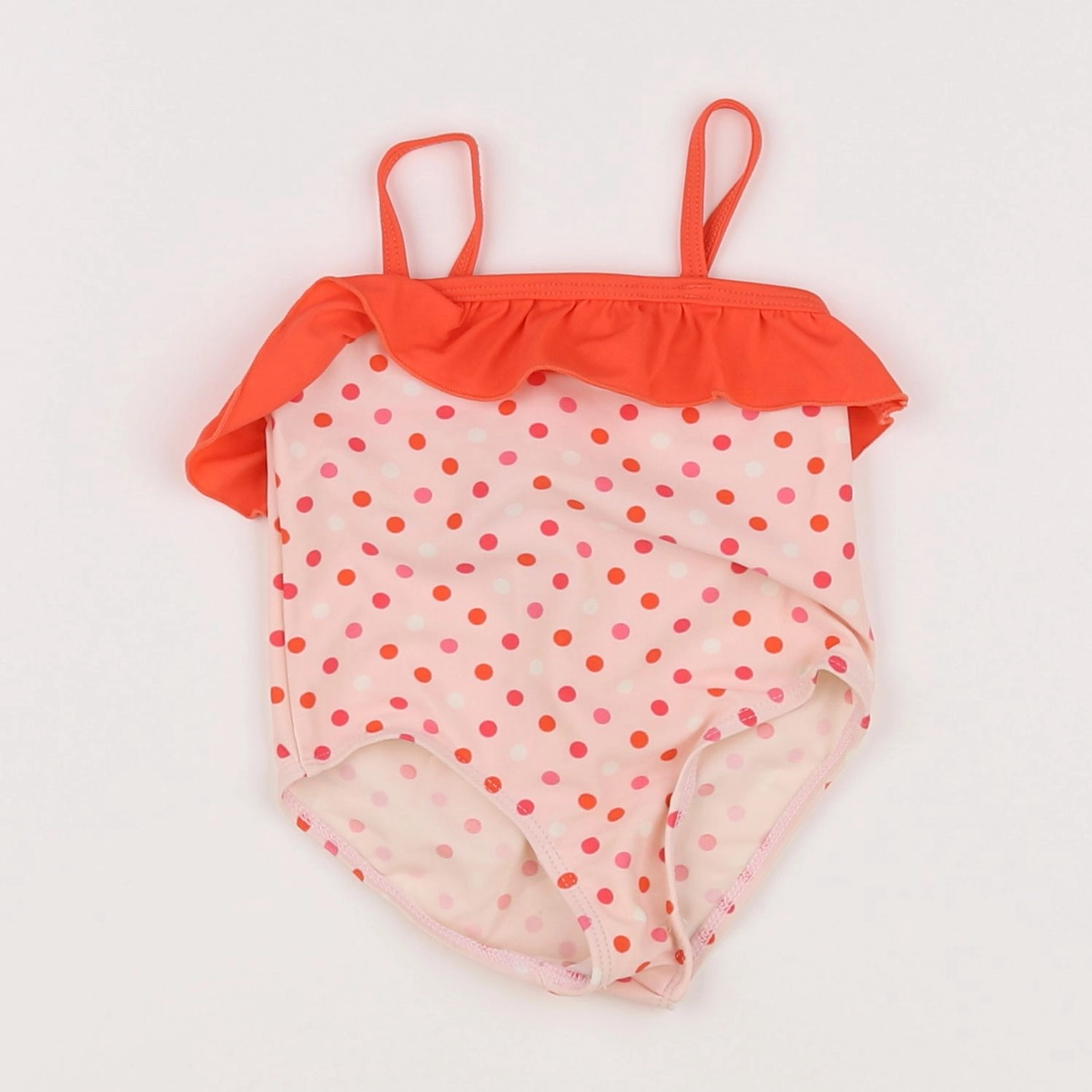 Vertbaudet - maillot de bain rose - 12 mois