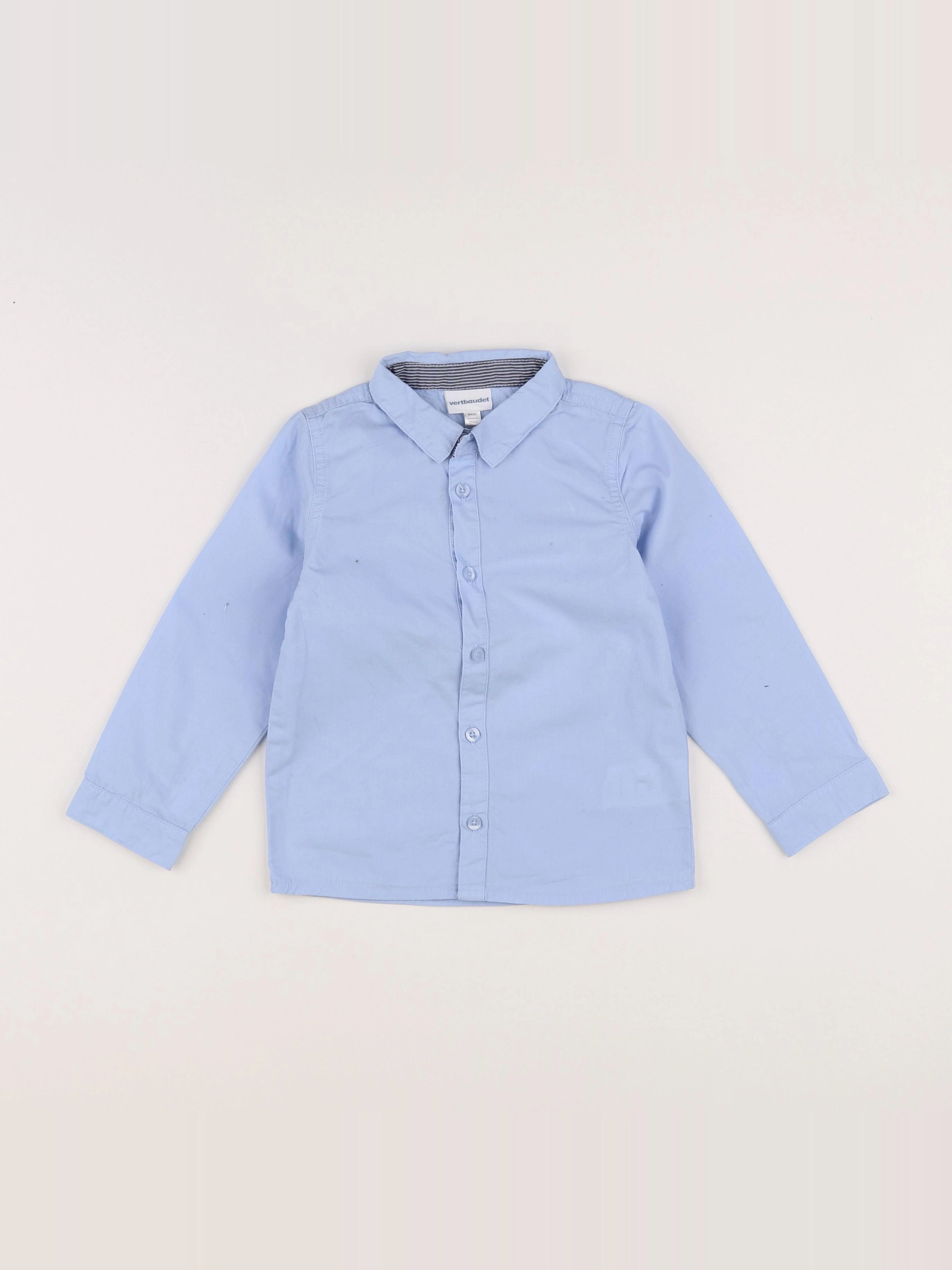 Vertbaudet - chemise bleu - 3 ans