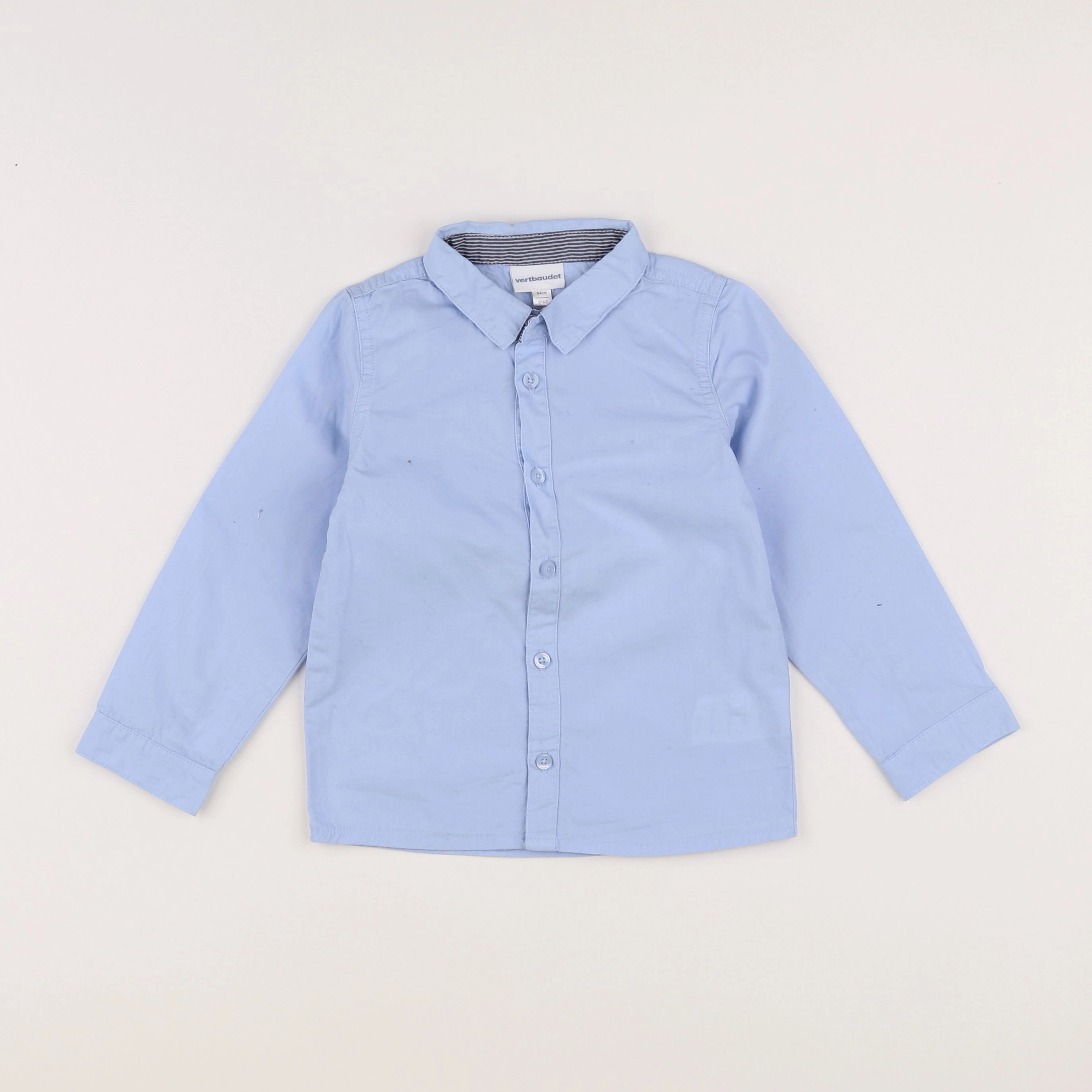 Vertbaudet - chemise bleu - 3 ans