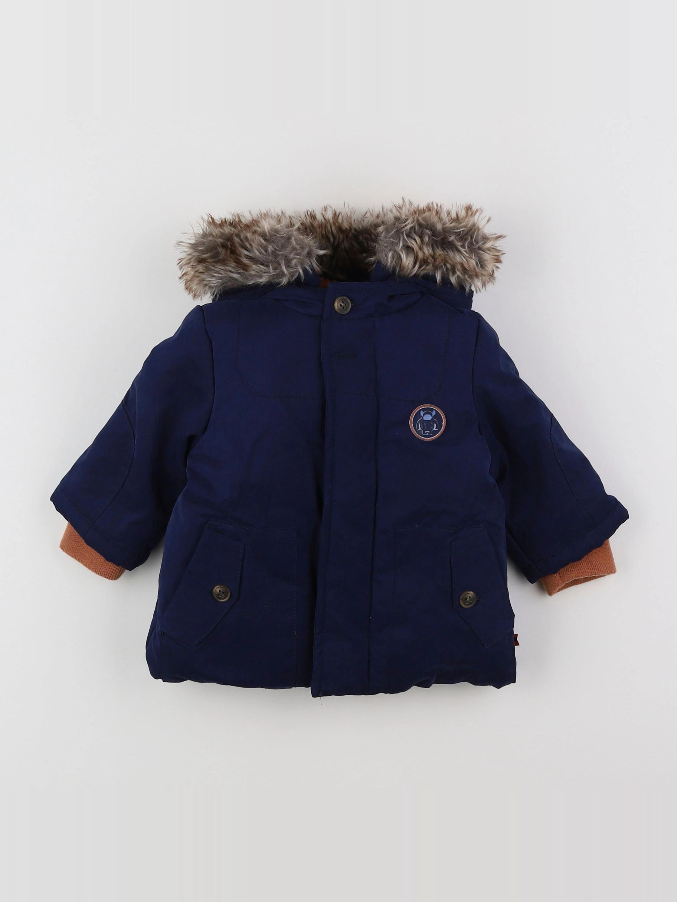 Cadet Rousselle - parka bleu - 6 mois