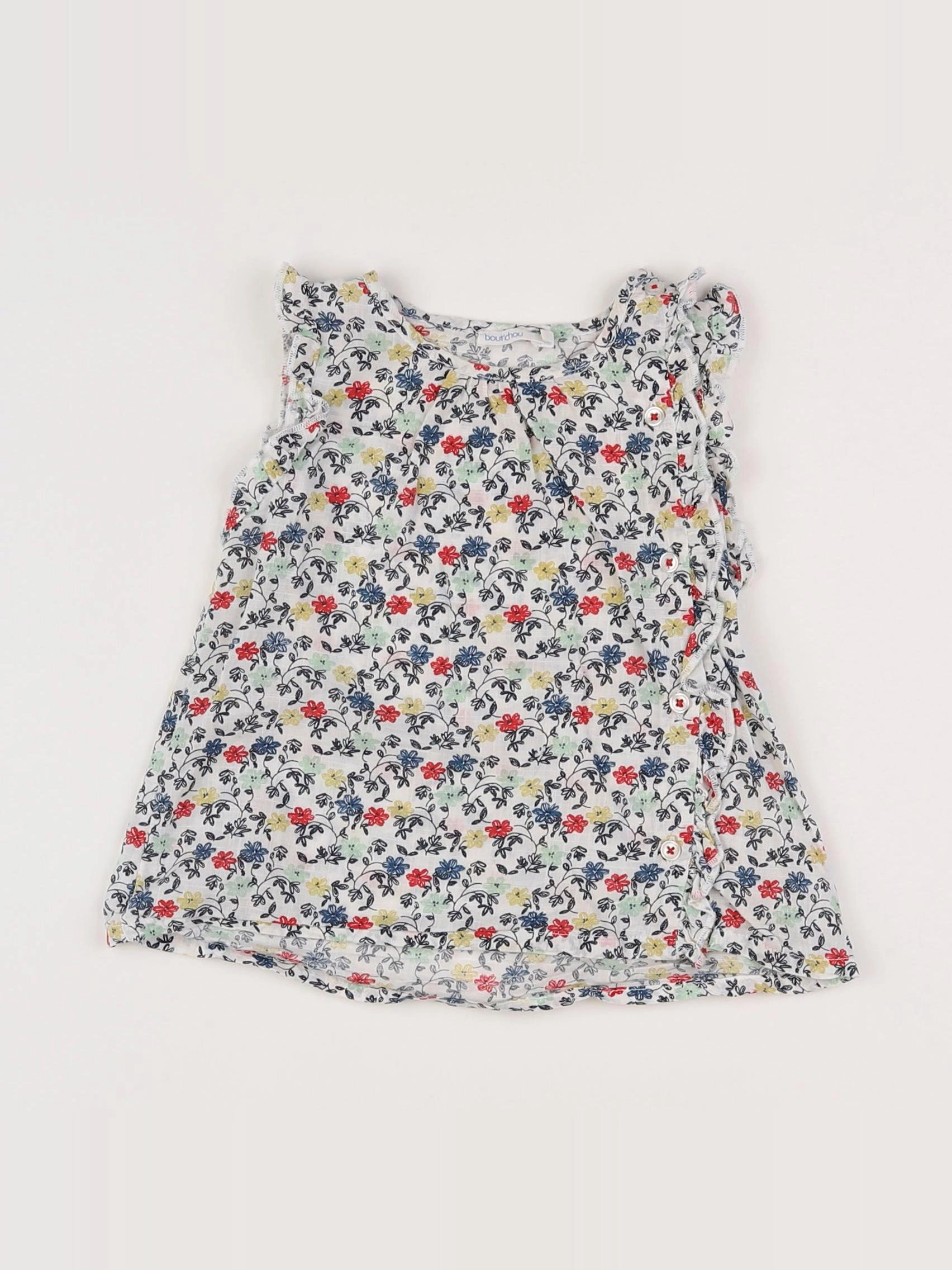 Boutchou - robe multicolore - 12 mois