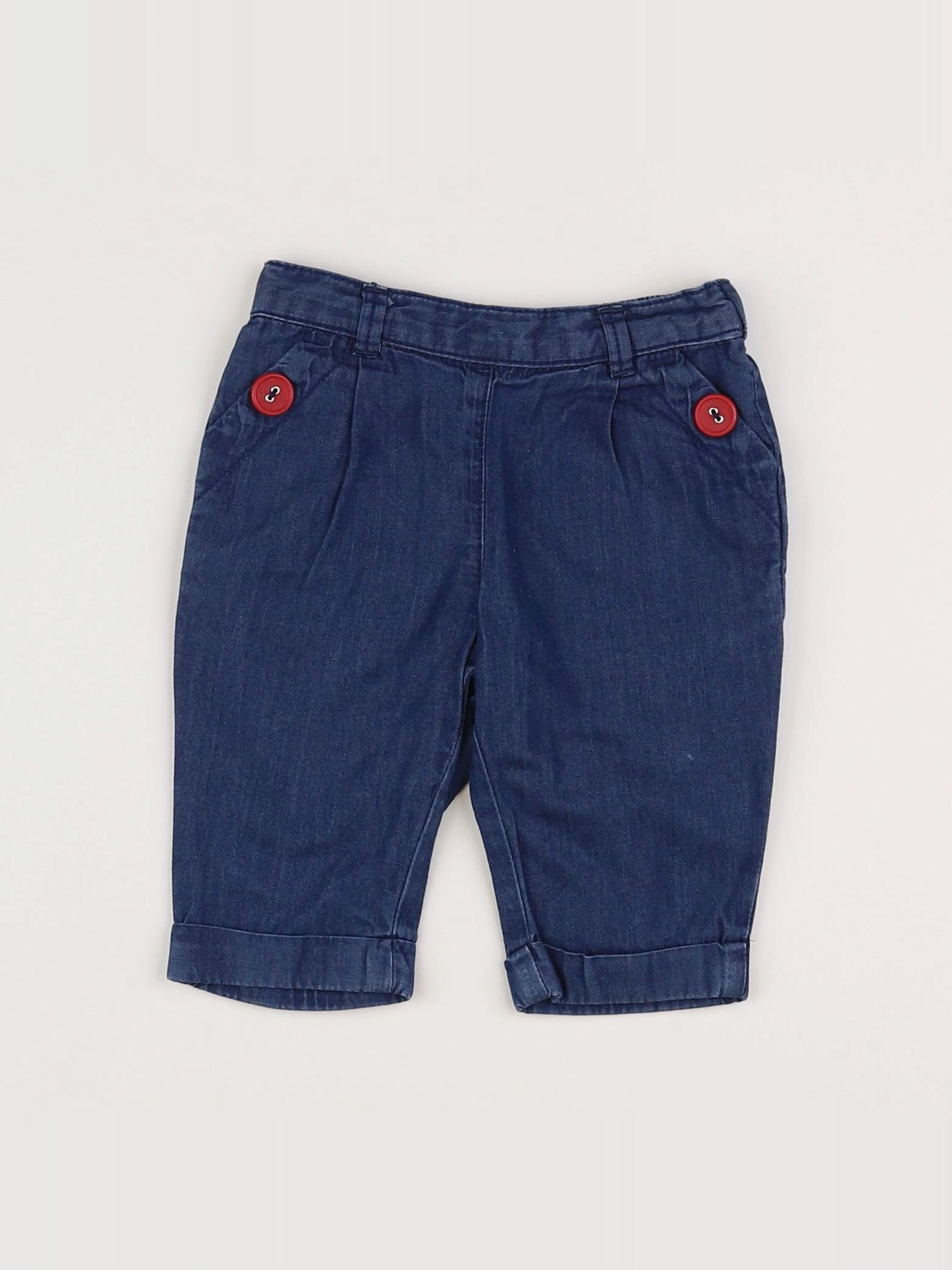 Jacadi - pantalon bleu - 6 mois