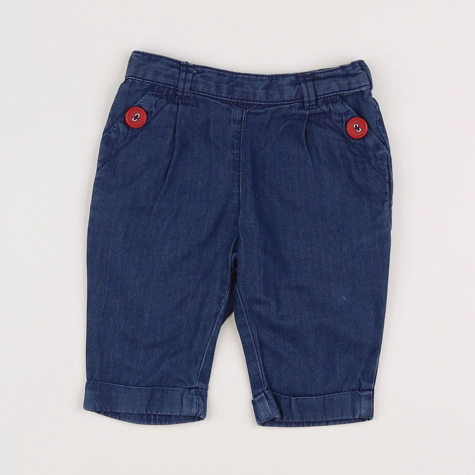 Jacadi - pantalon bleu - 6 mois