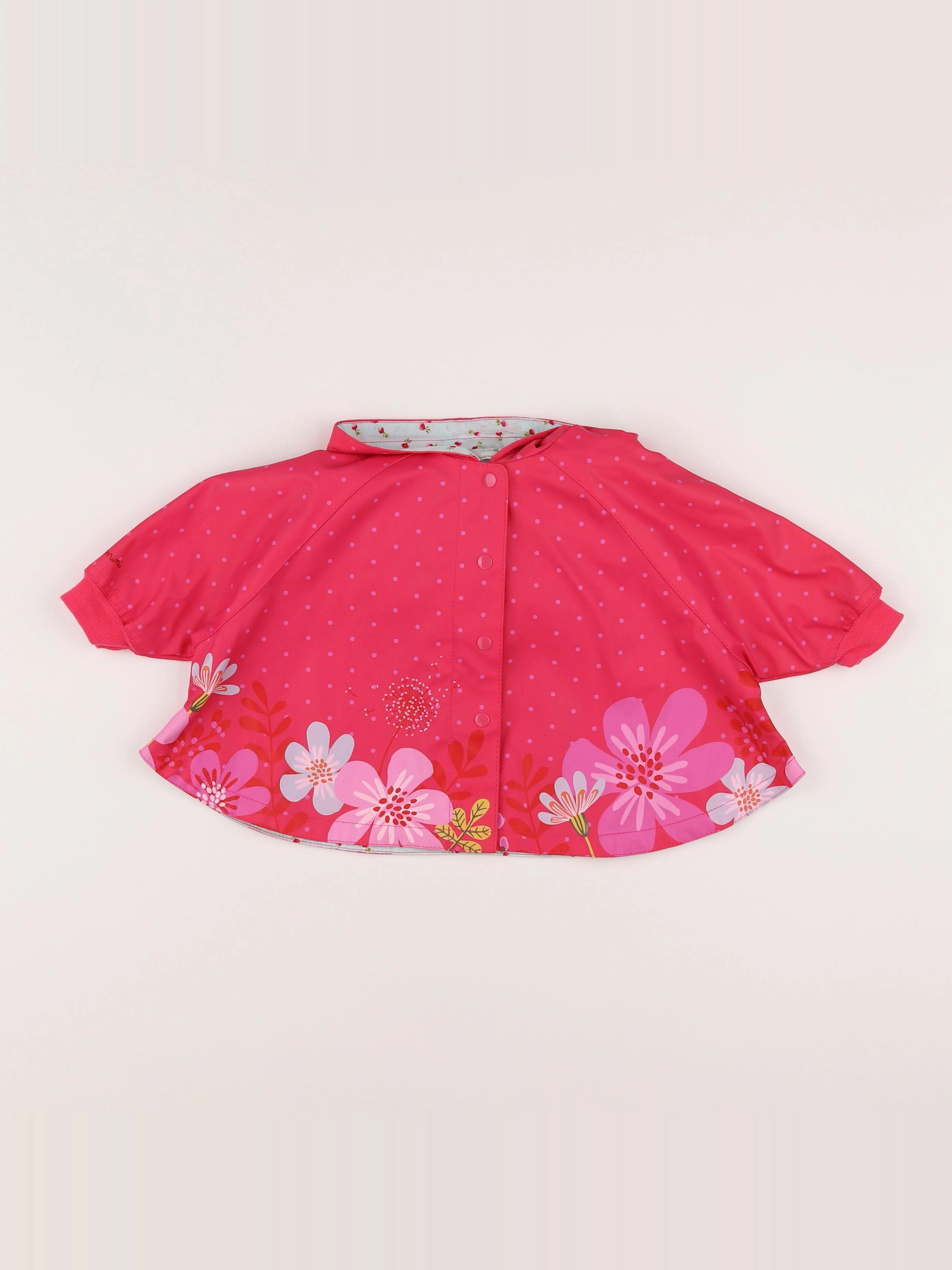 Catimini - imperméable rose - 6 mois