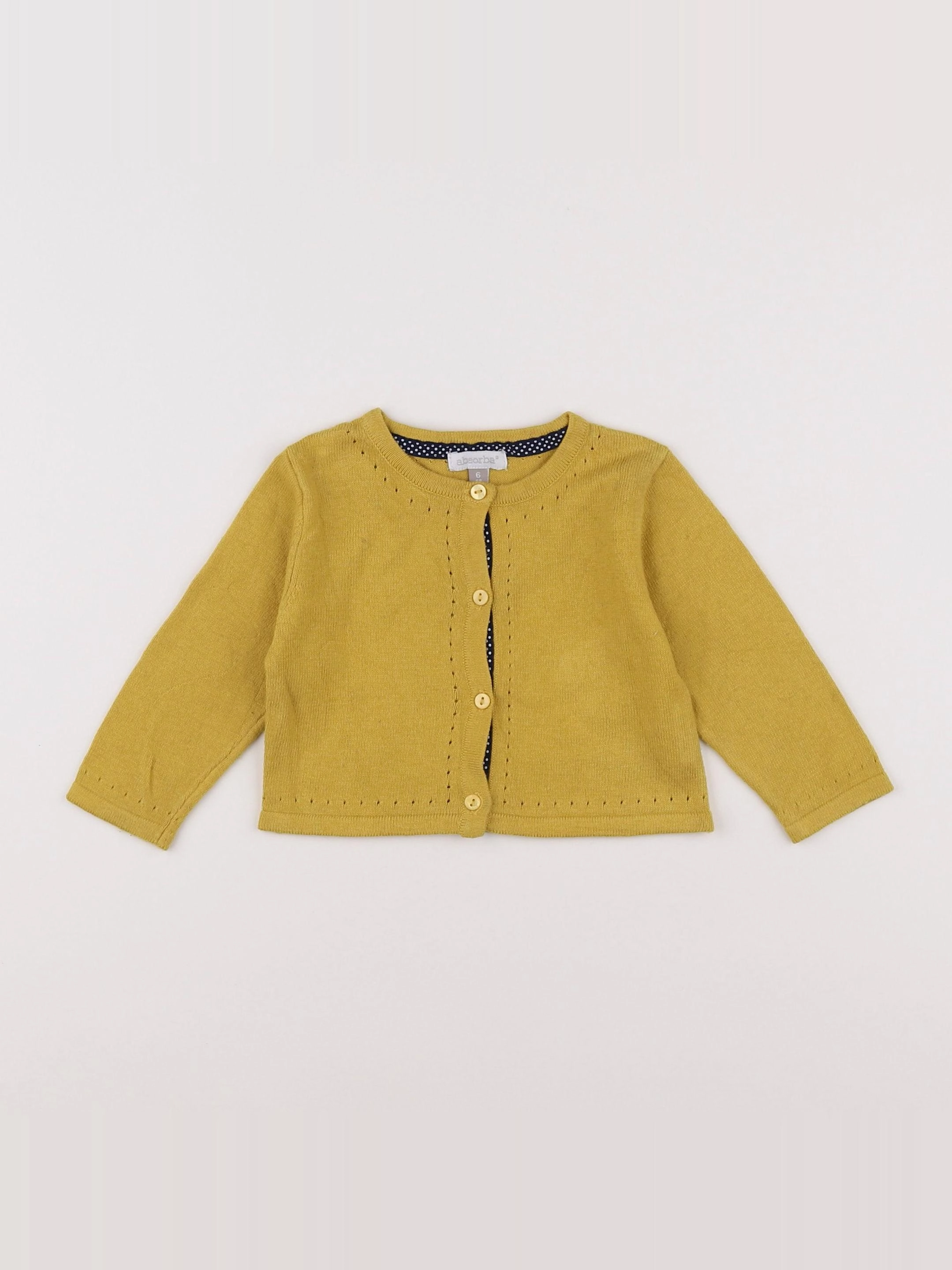 Absorba - gilet jaune - 6 mois