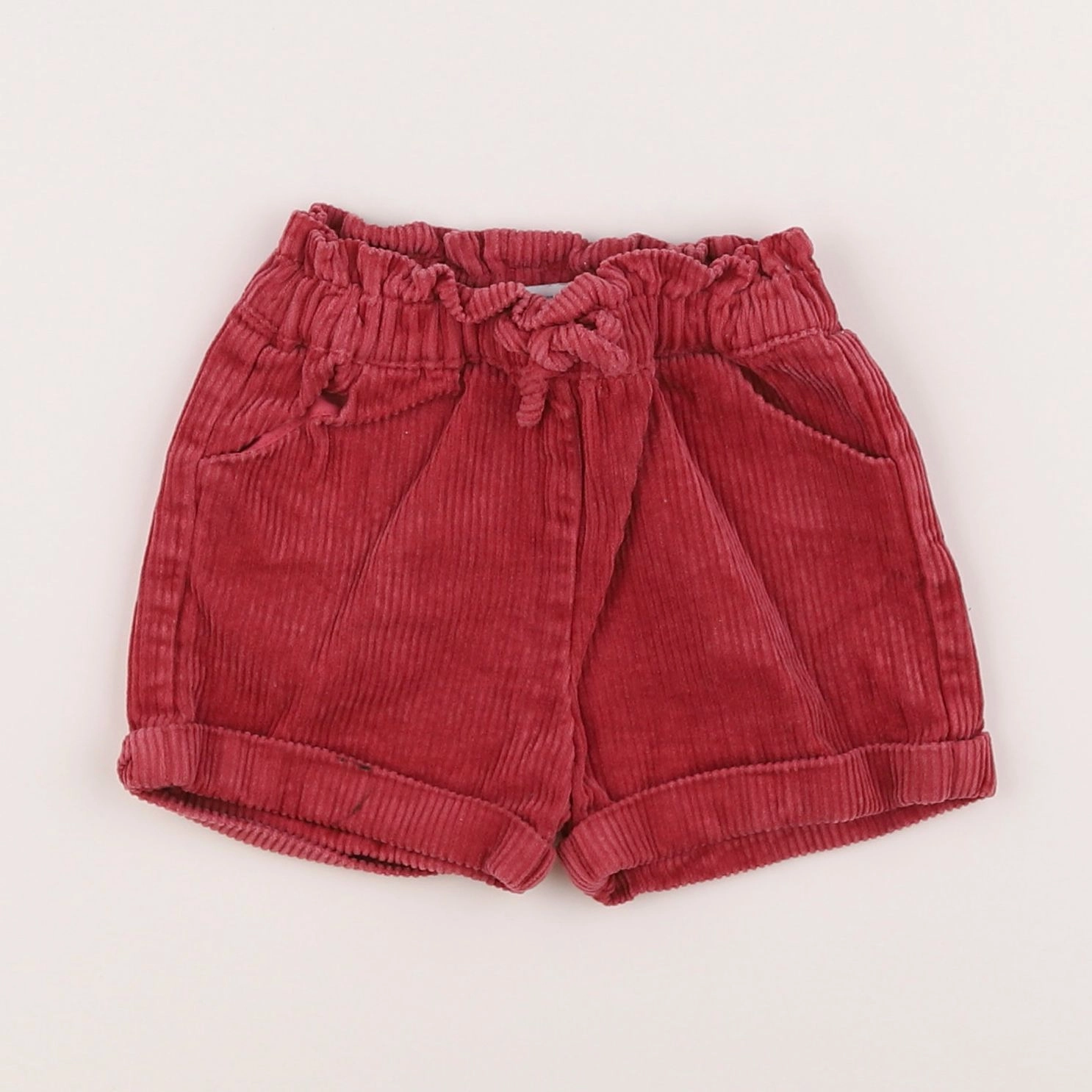 Vertbaudet - short rose - 12 mois