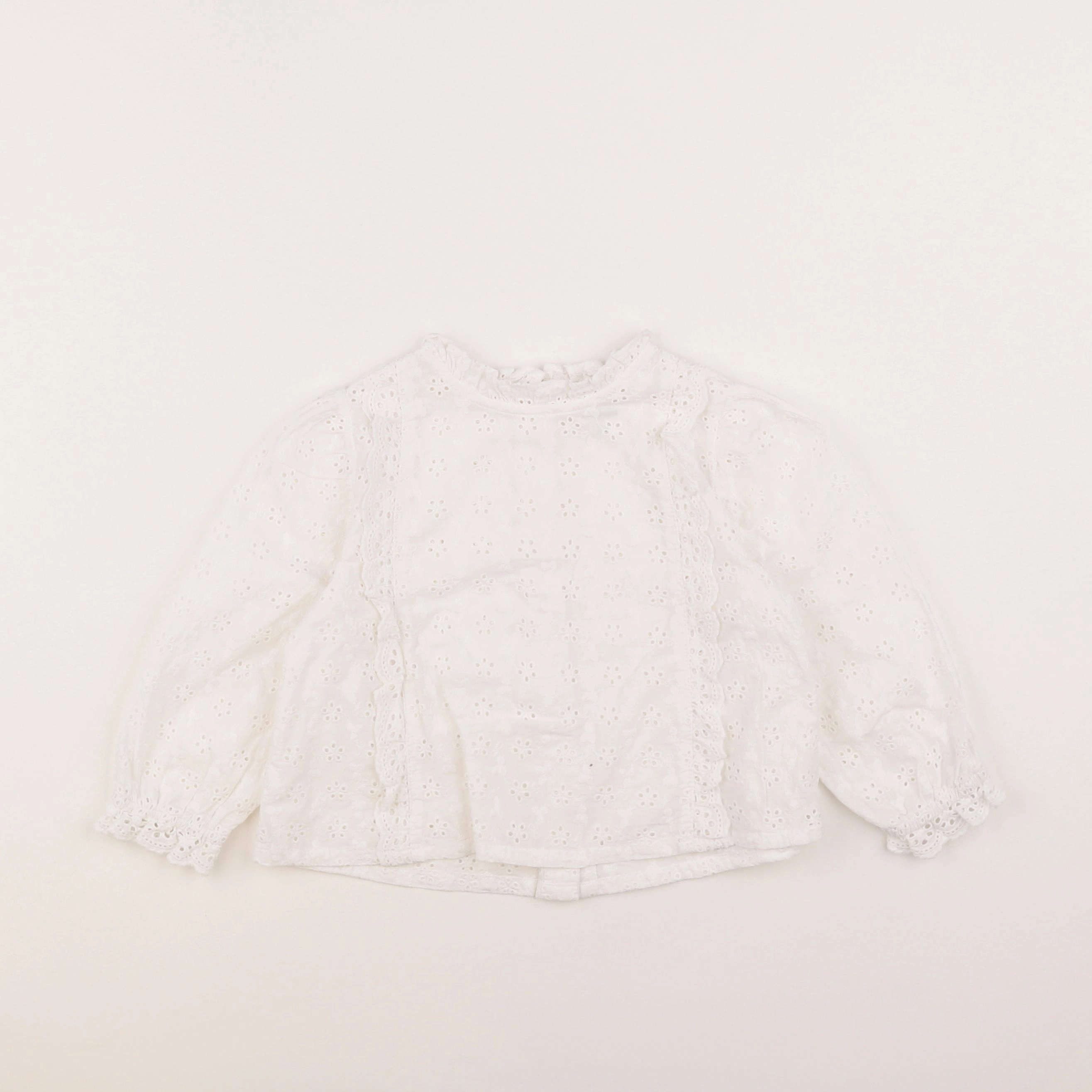 Vertbaudet - blouse blanc - 2 ans