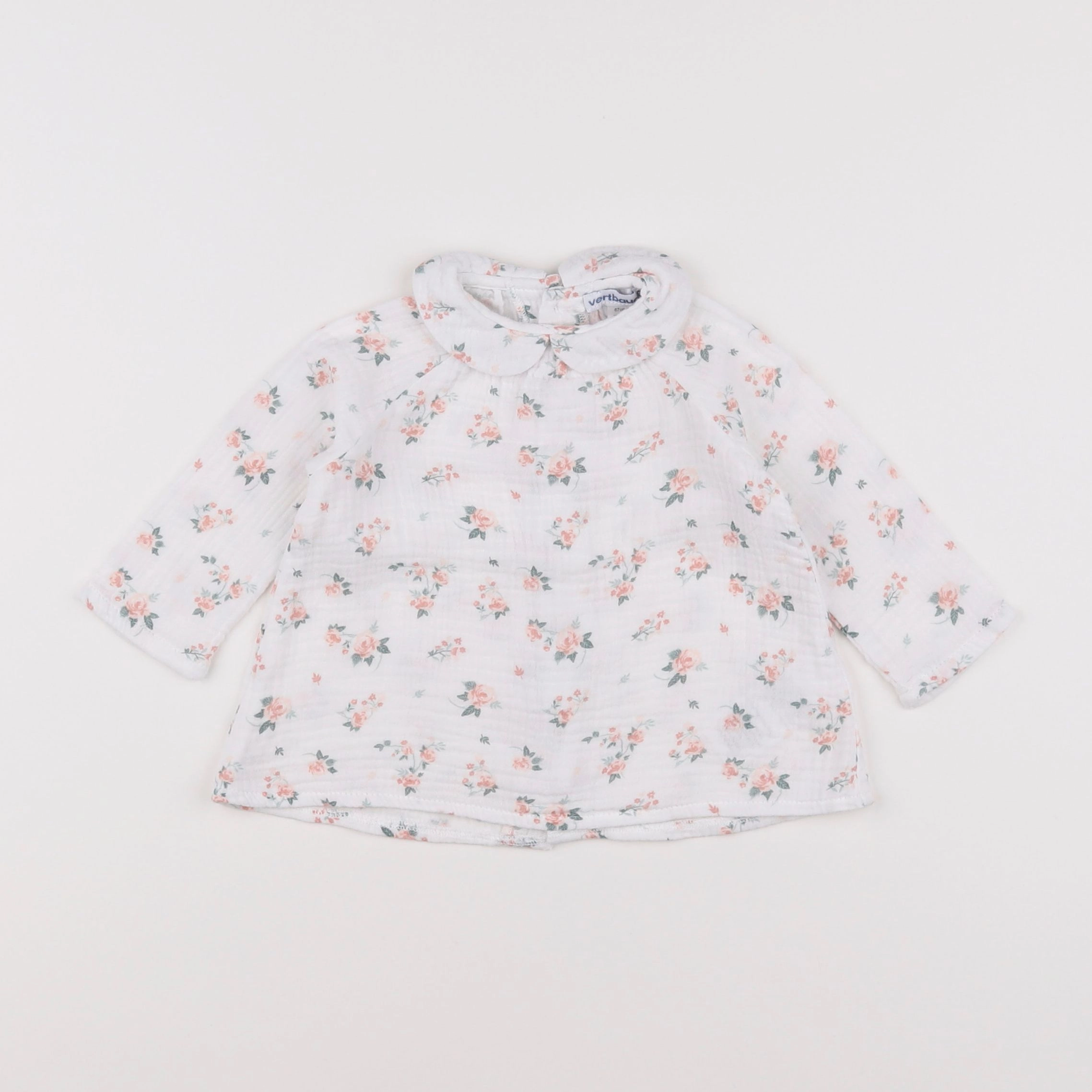 Vertbaudet - blouse multicolore - 6 mois