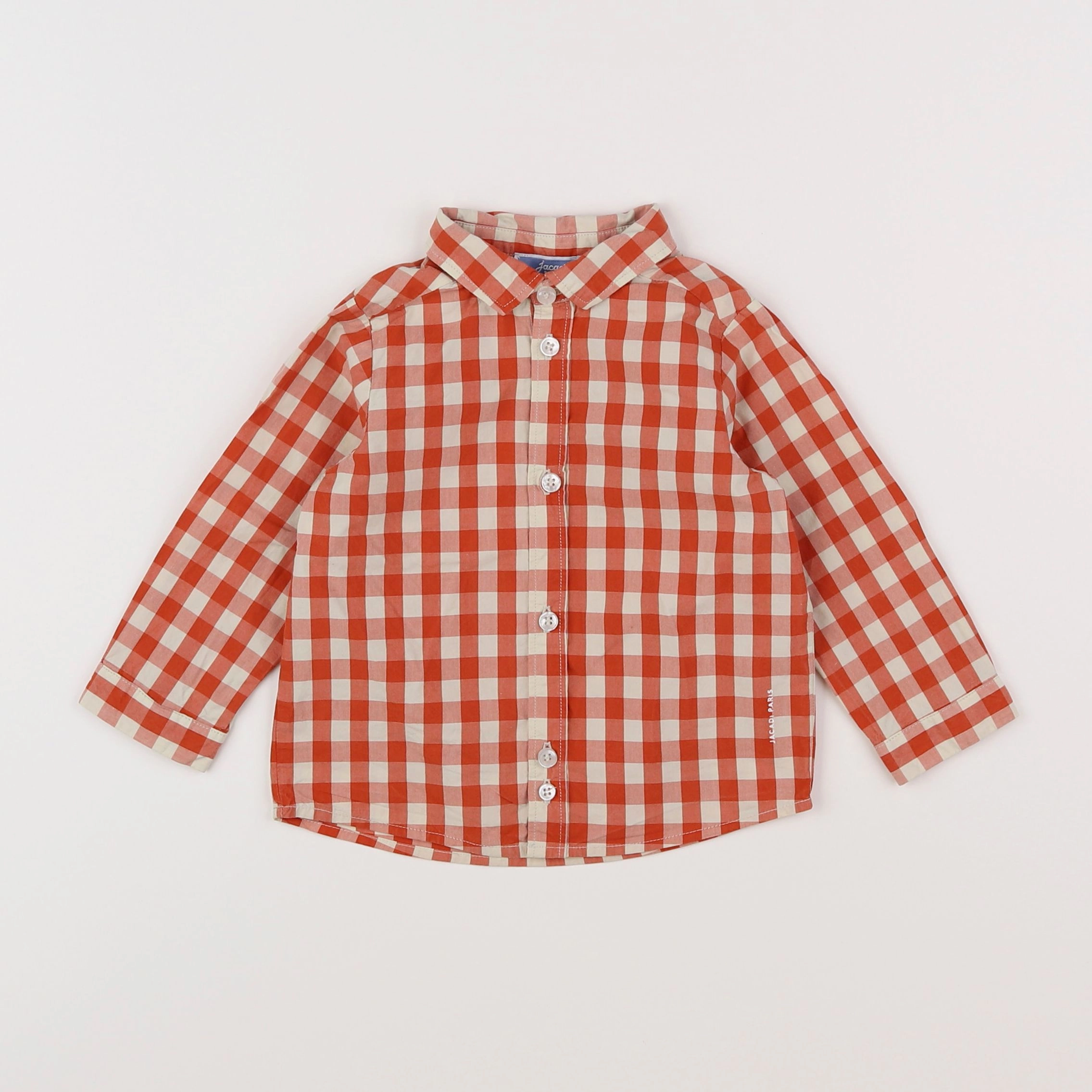 Jacadi - chemise rouge - 12 mois
