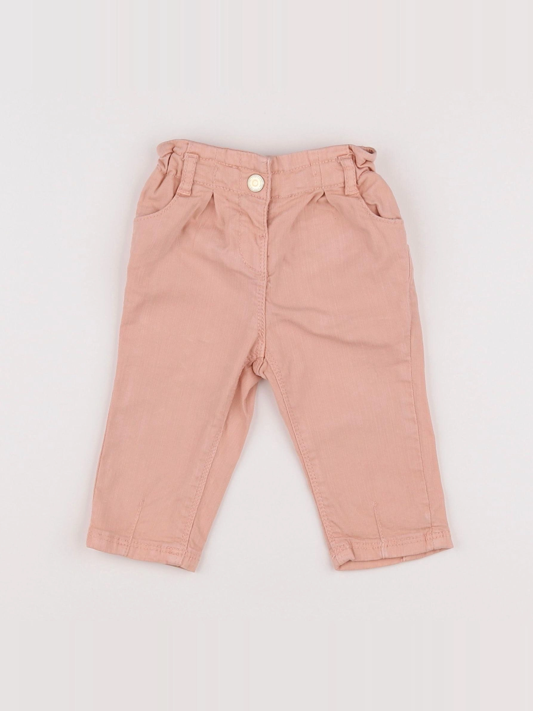 Tape à l'oeil - pantalon rose - 9 mois