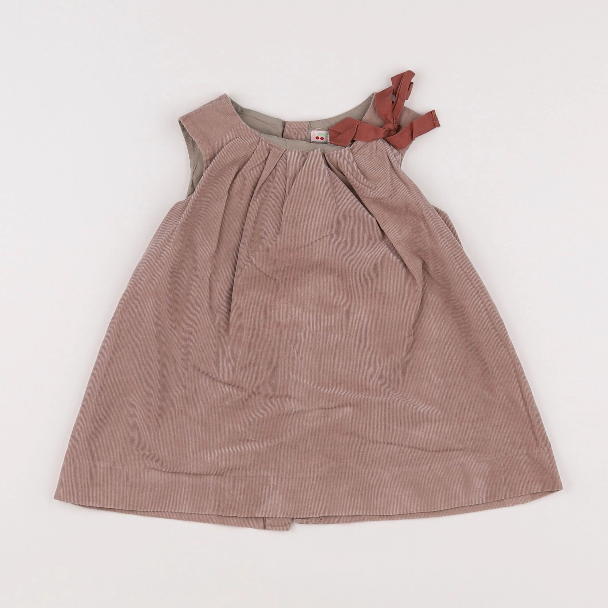 Bonpoint - robe marron - 12 mois