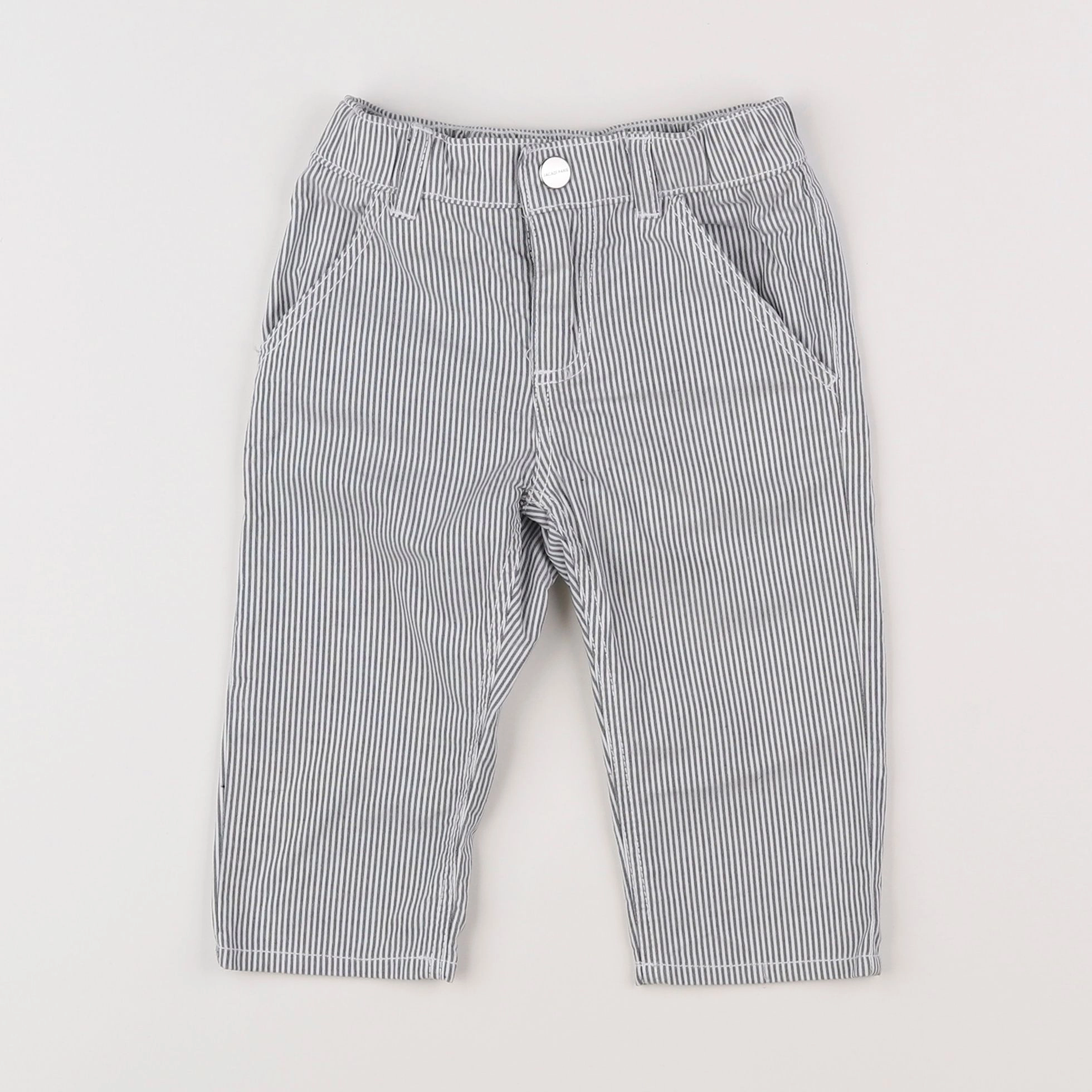 Jacadi - pantalon gris - 12 mois
