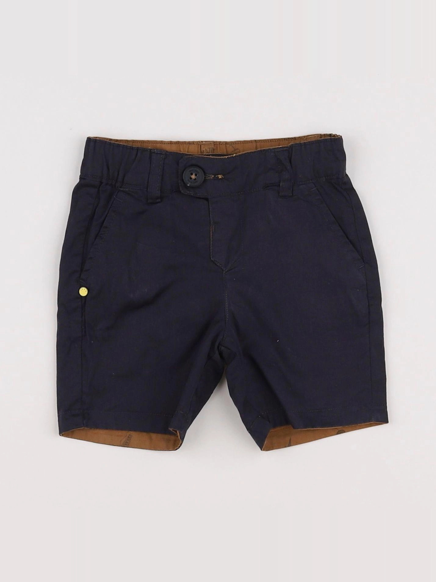 IKKS - short réversible gris, orange - 6 mois