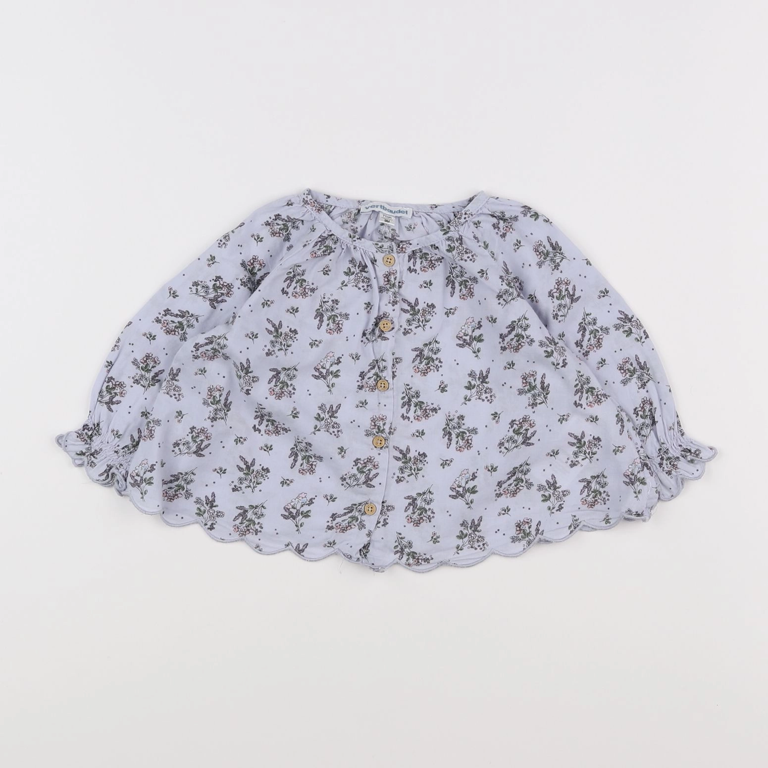 Vertbaudet - blouse multicolore - 9 mois