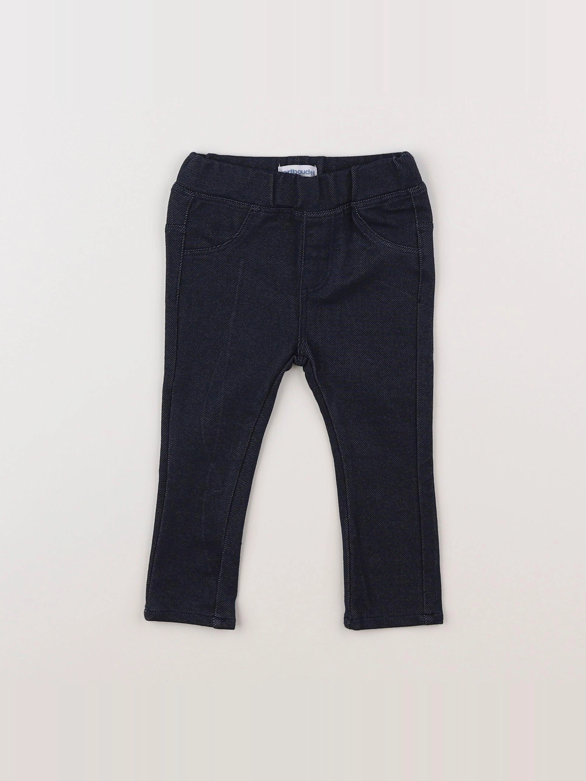 Vertbaudet - jegging bleu - 6 mois