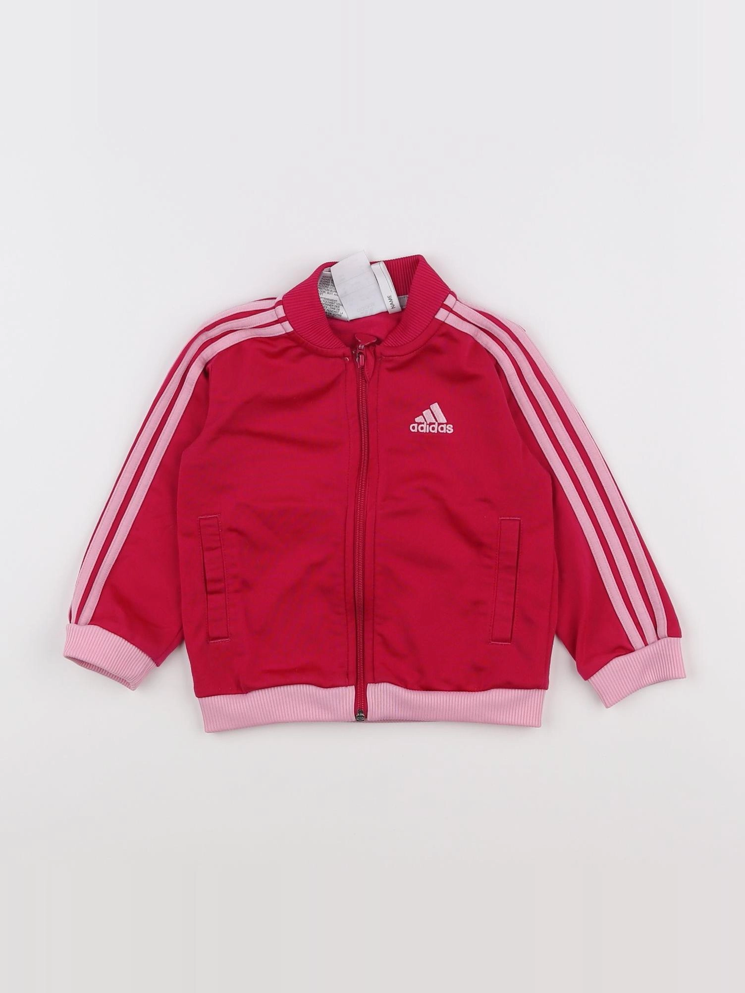 Adidas - sweat rose - 12 mois