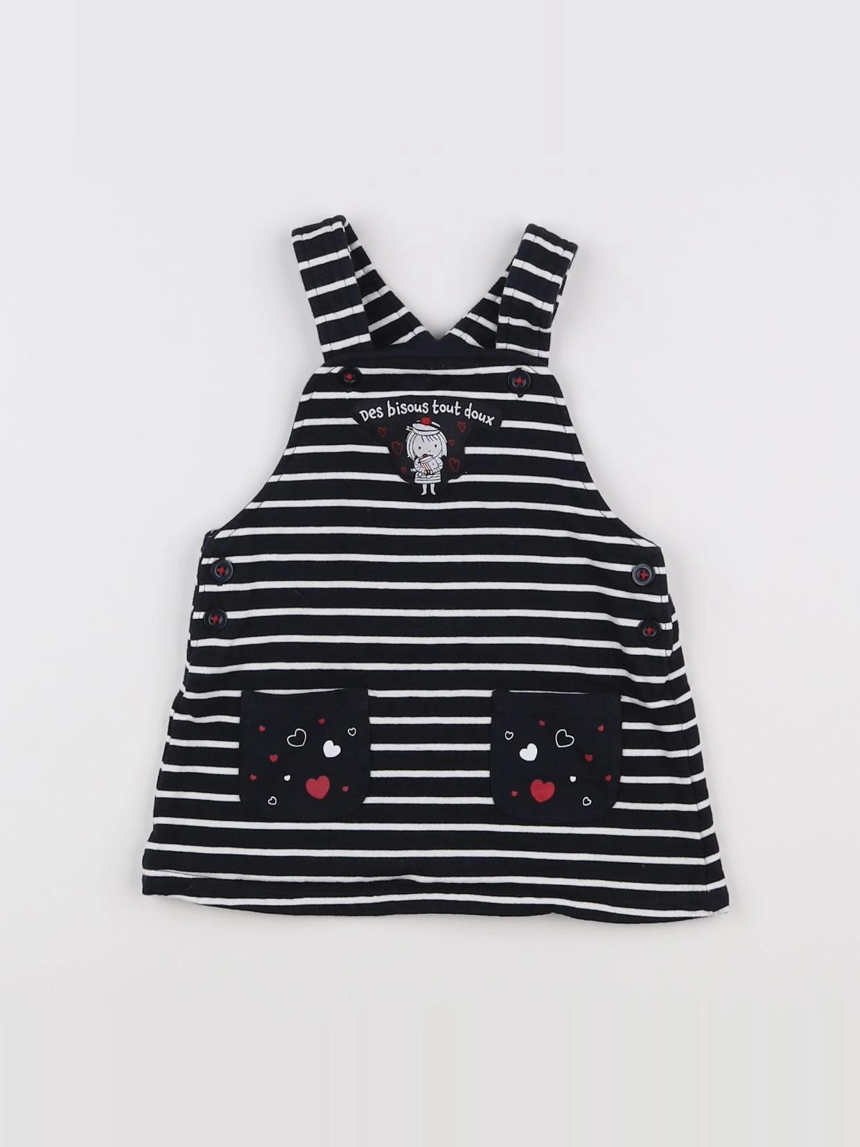 Terre de marins - robe bleu - 12 mois