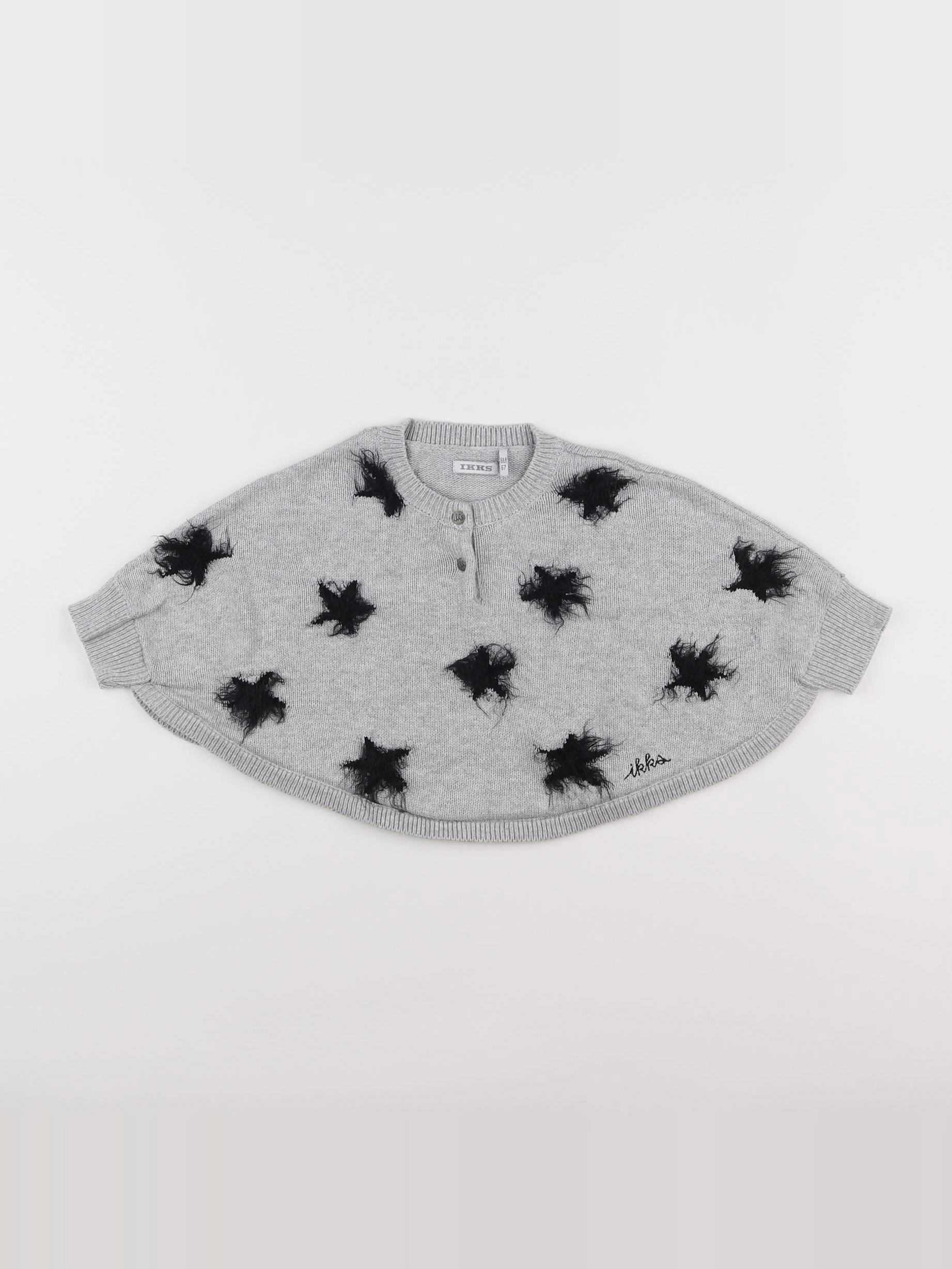 IKKS - cape gris, noir - 6 mois
