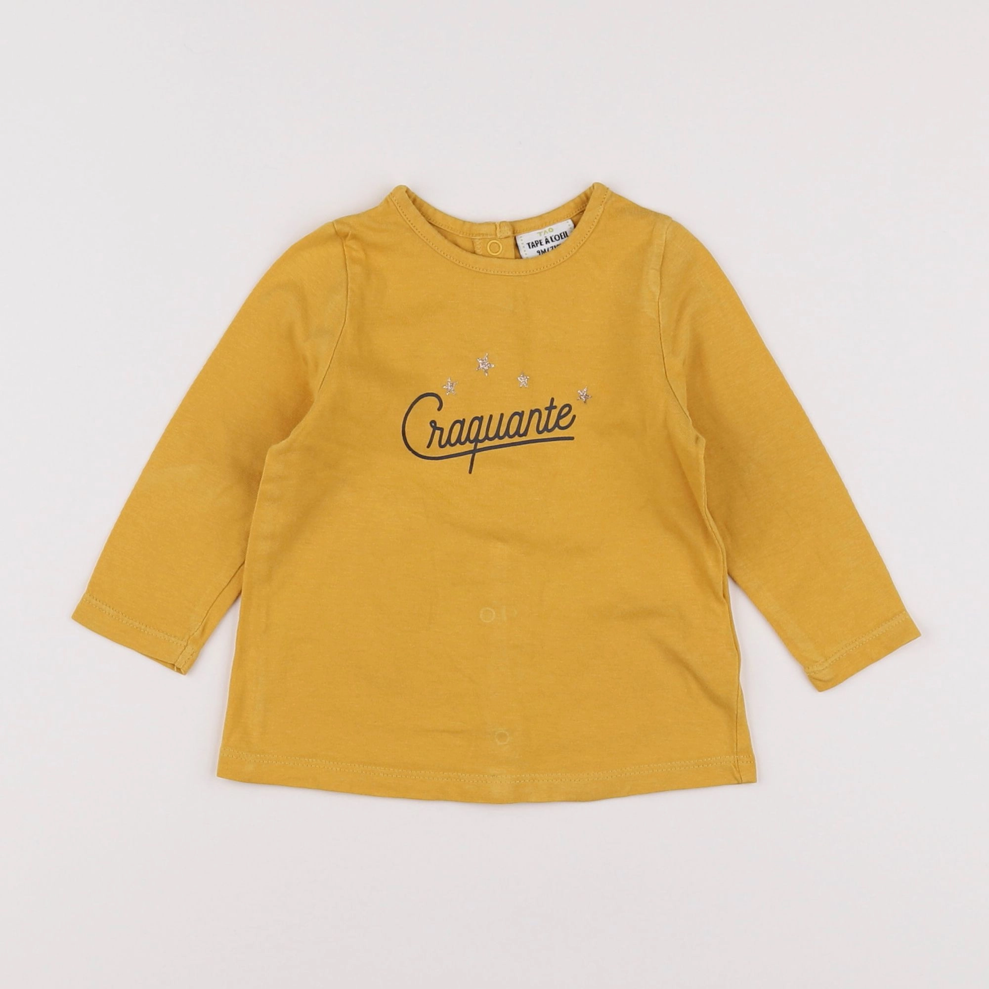Tape à l'oeil - tee-shirt jaune - 9 mois