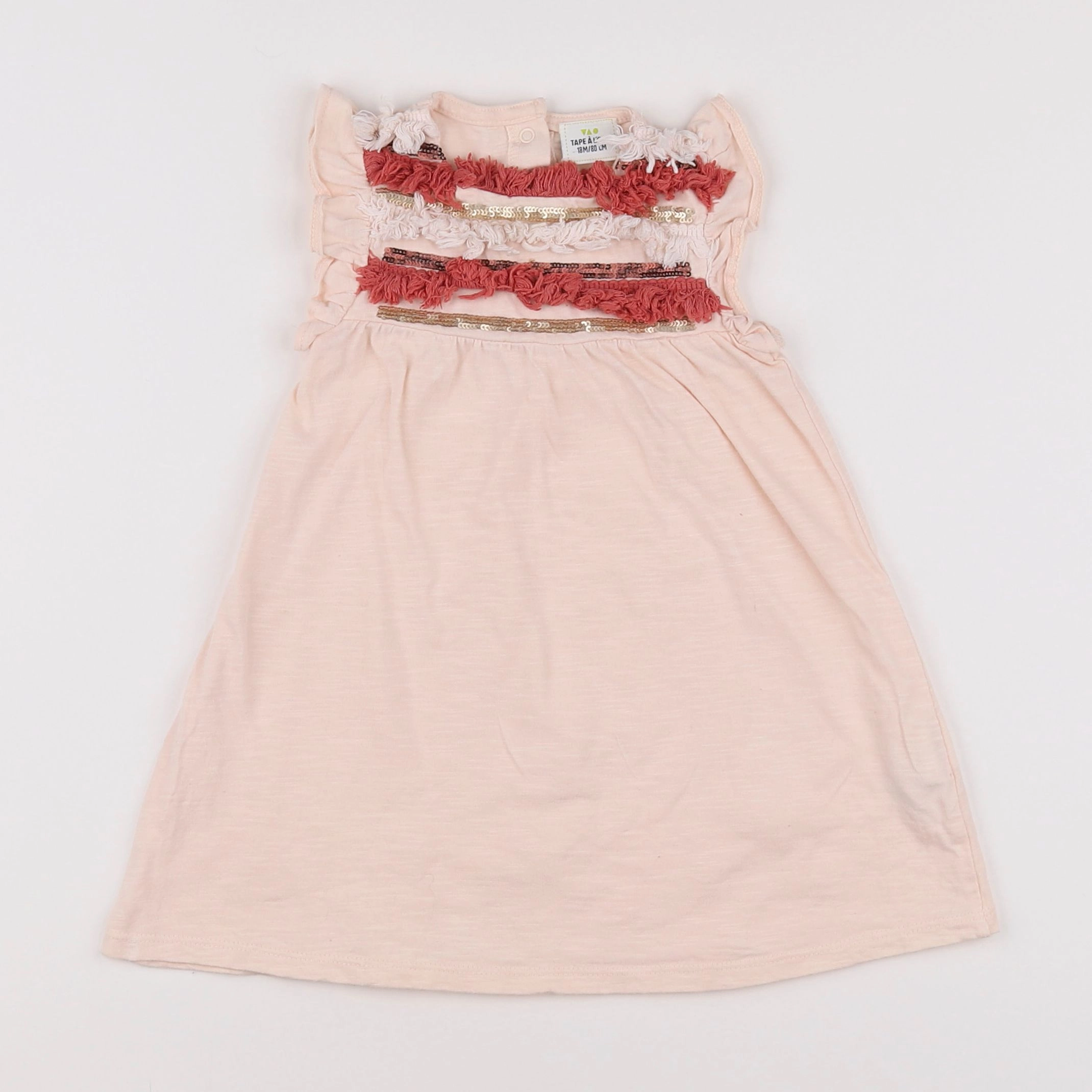 Tape à l'oeil - robe rose - 18 mois