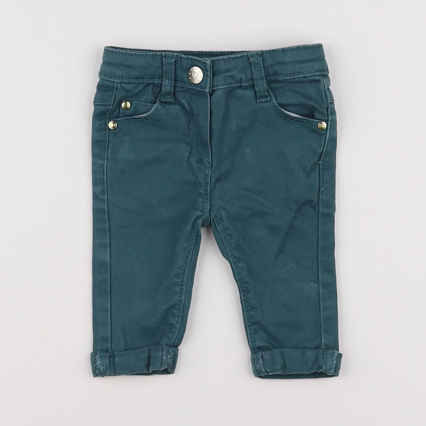 Tape à l'oeil - pantalon vert - 3 mois