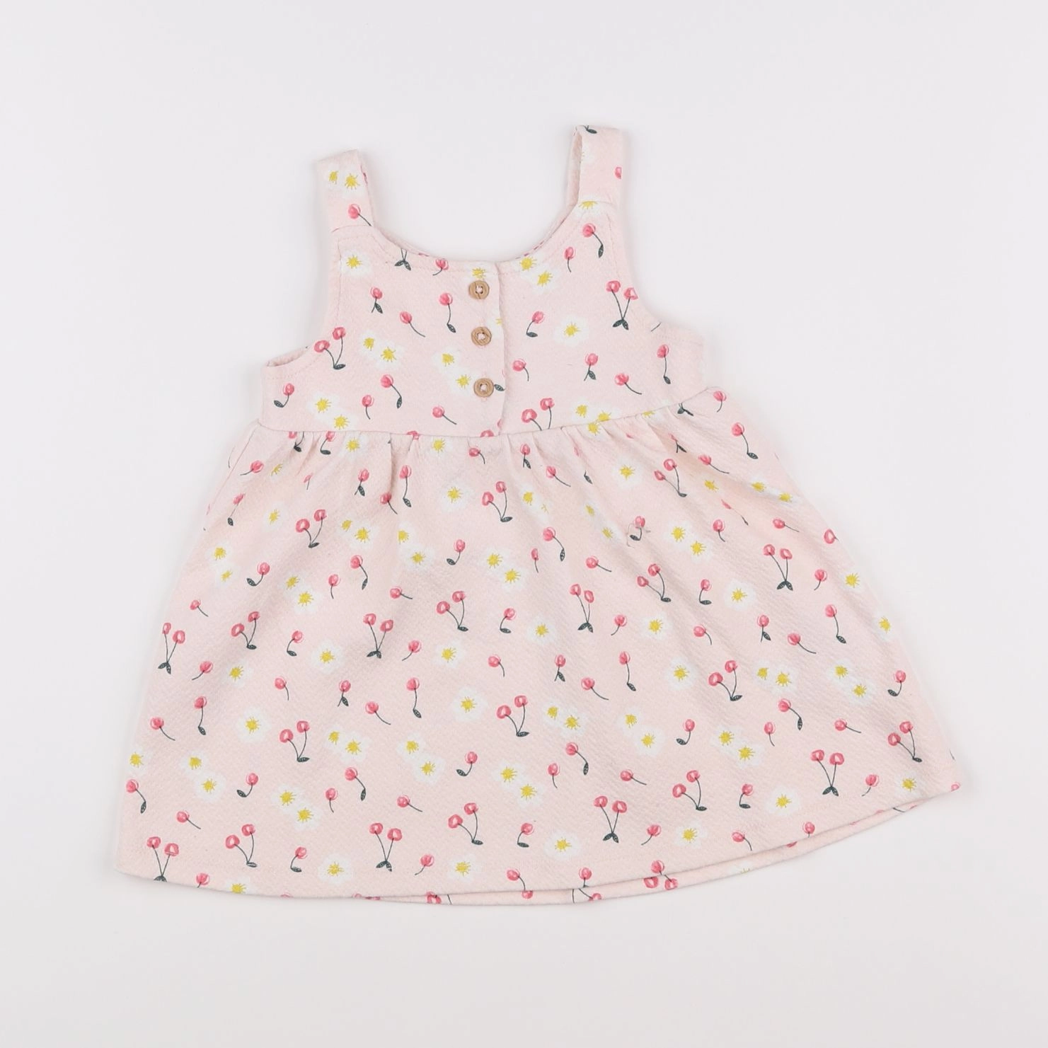 Vertbaudet - robe multicolore - 12 mois