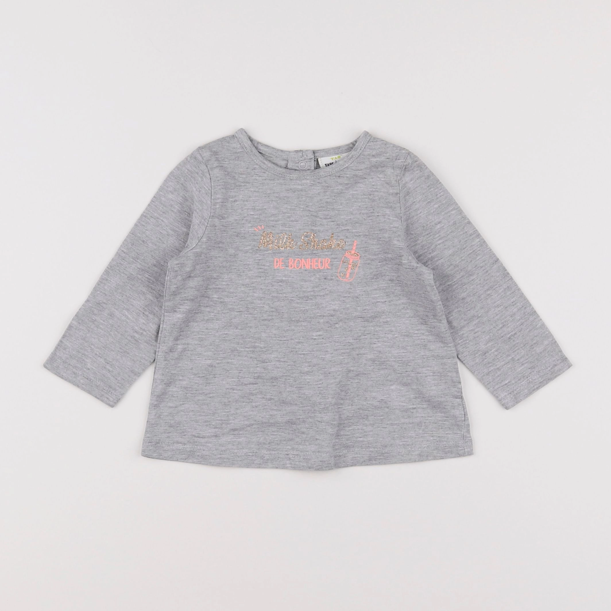 Tape à l'oeil - tee-shirt gris - 9 mois