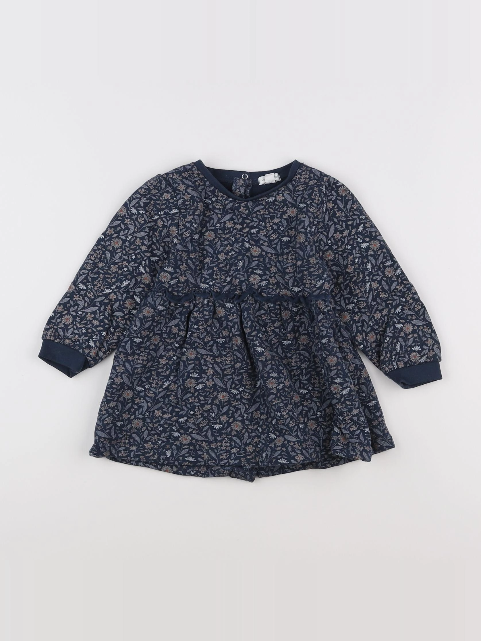 Vertbaudet - robe bleu - 2 ans