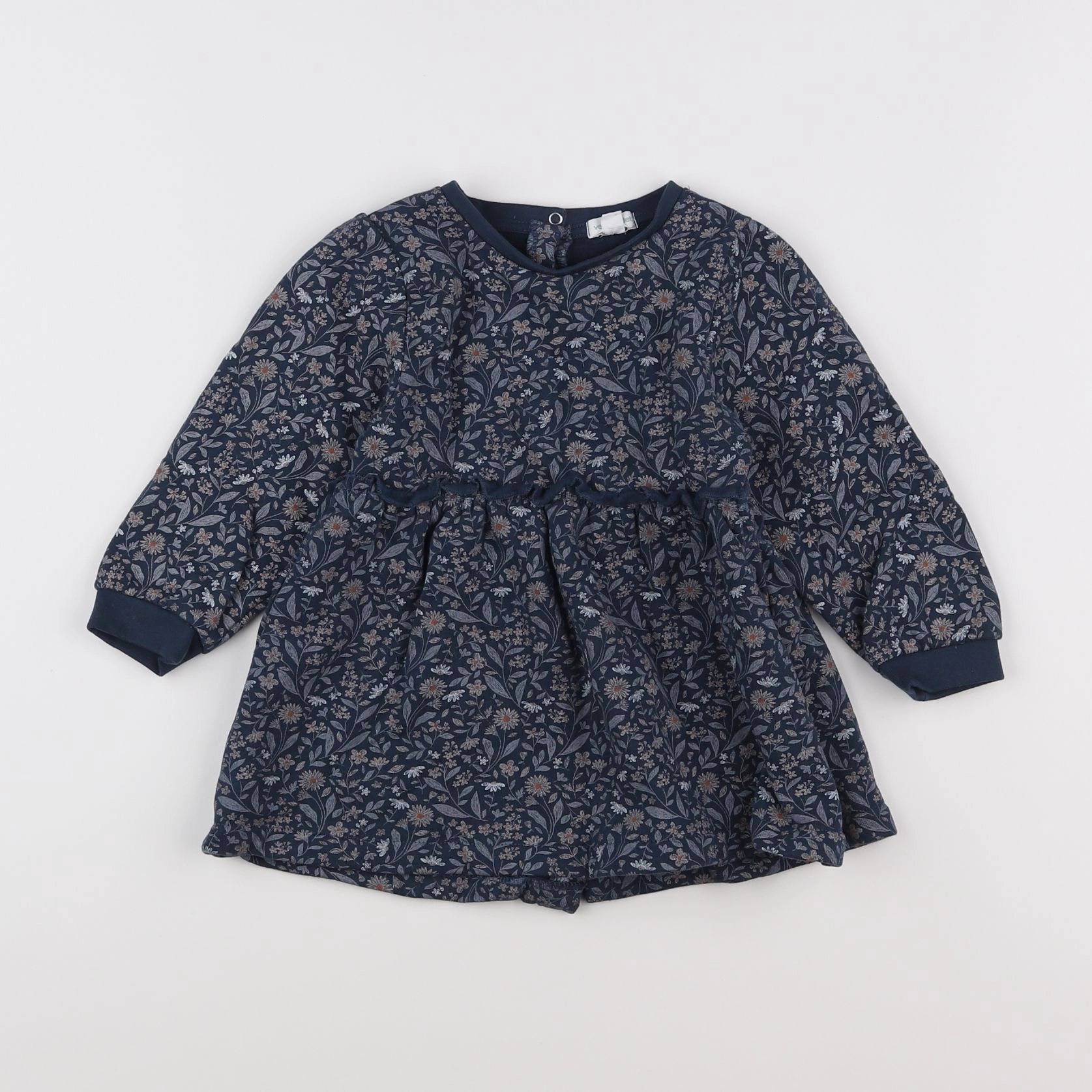 Vertbaudet - robe bleu - 2 ans
