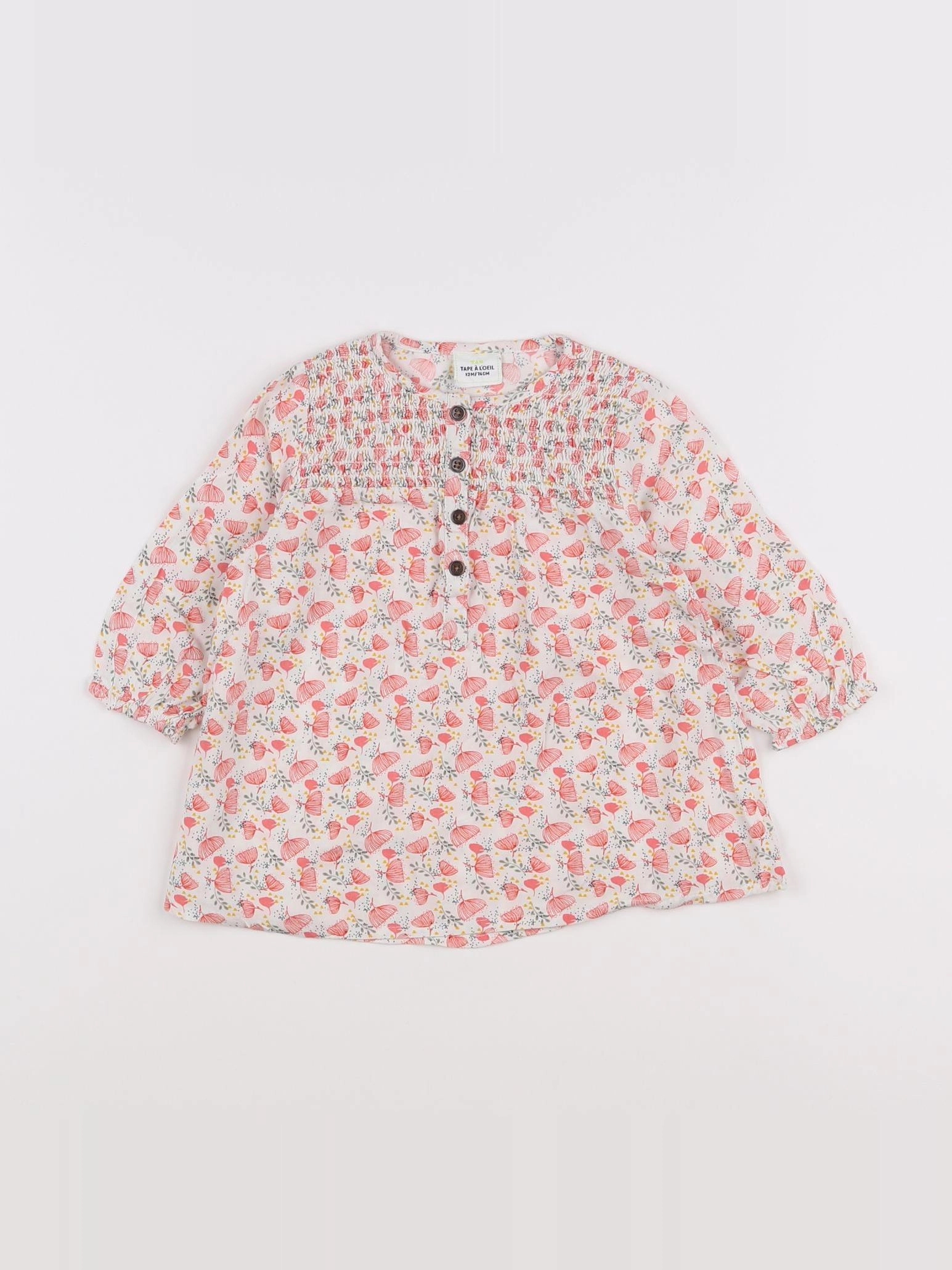 Tape à l'oeil - robe multicolore - 12 mois