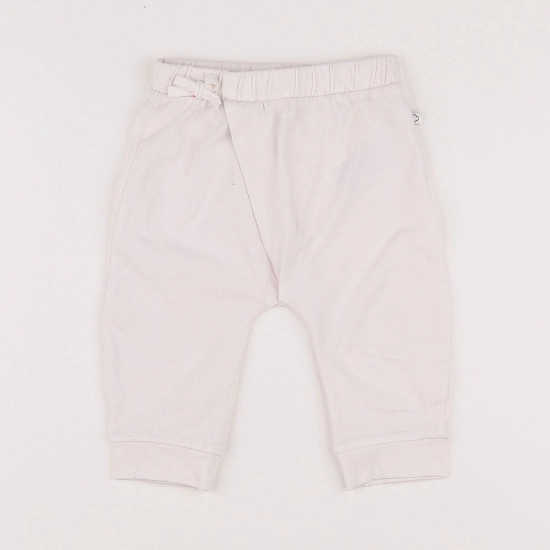 Vertbaudet - pantalon blanc - 9 mois
