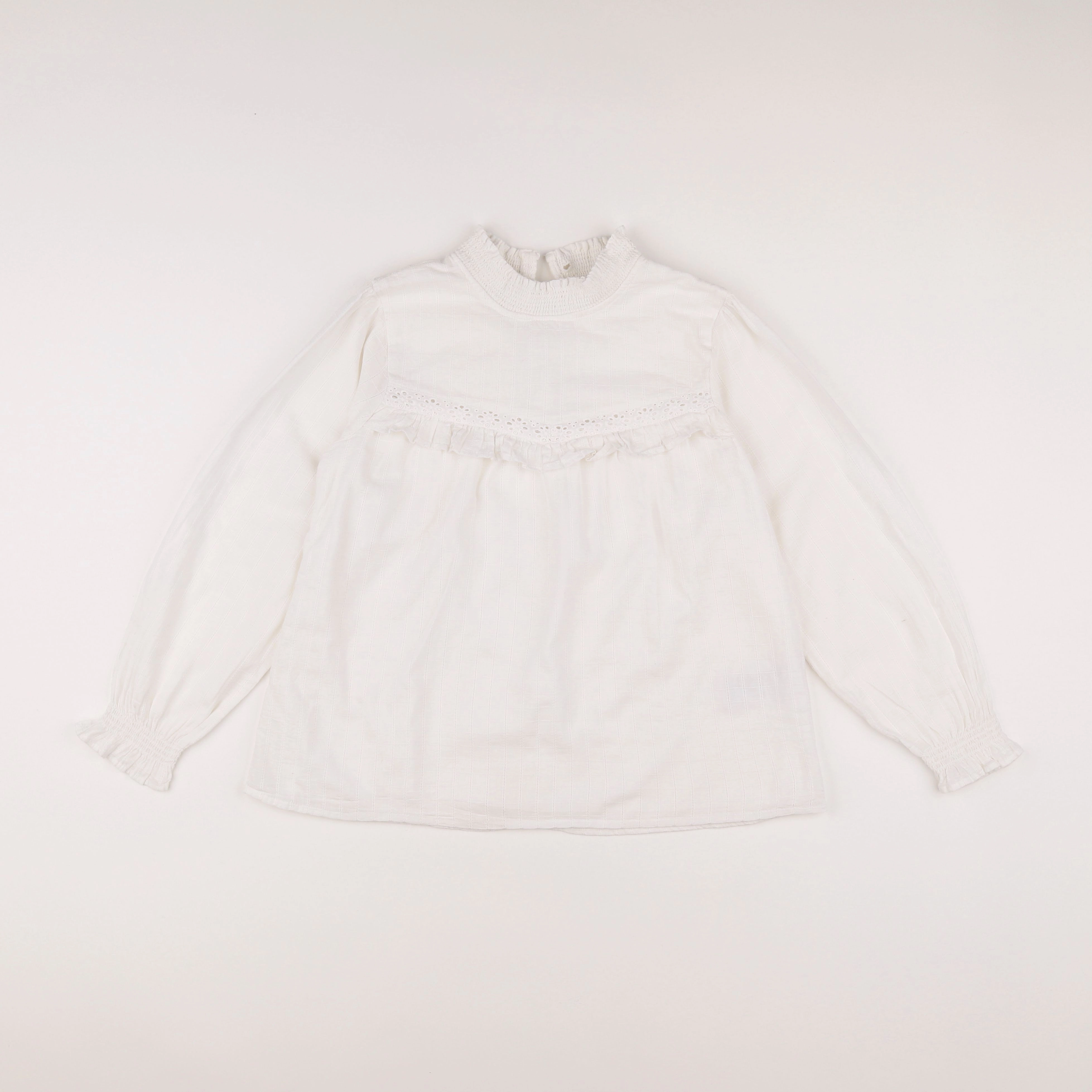 Vertbaudet - blouse blanc - 10 ans