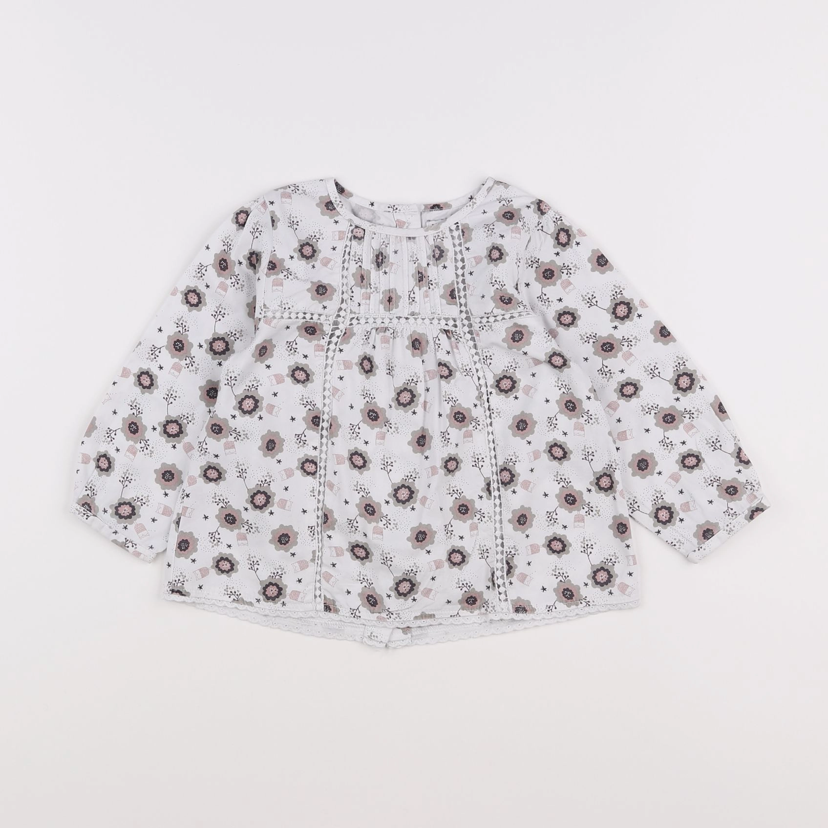 Vertbaudet - blouse multicolore - 2 ans