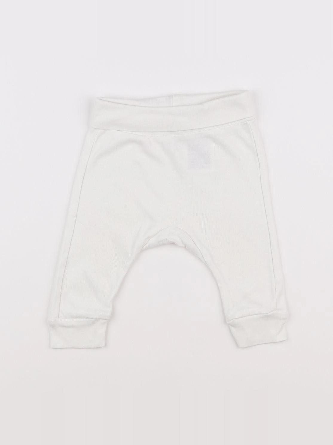 H&M - legging blanc - 3 mois